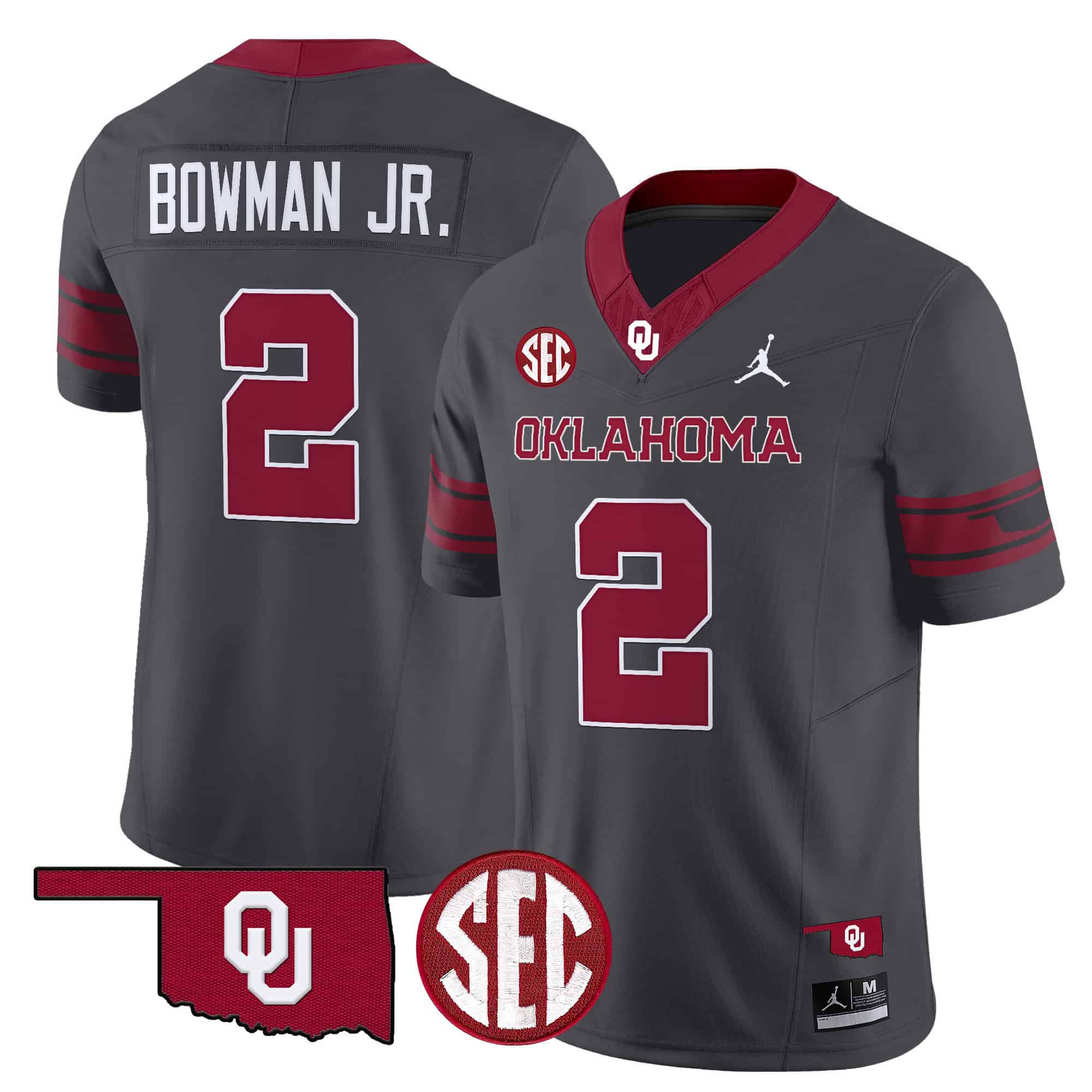 Oklahoma Sooners Vapor Limited Jersey - SEC Patch - All Stitched #15 Y6GWRGXV