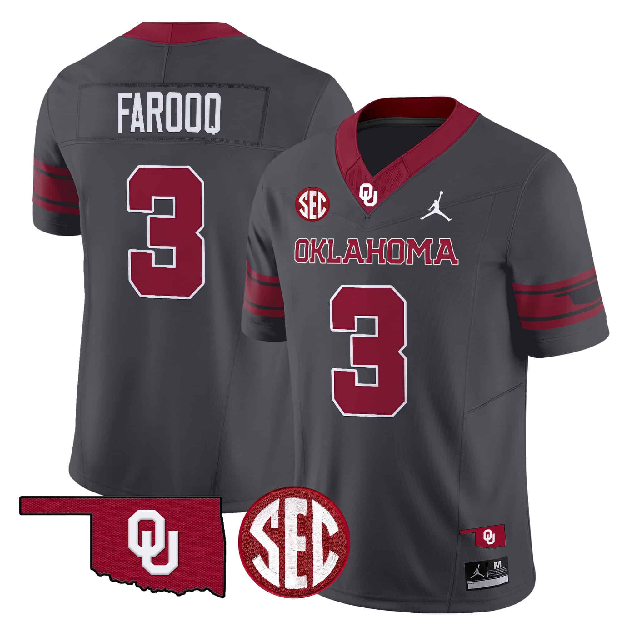 Oklahoma Sooners Vapor Limited Jersey - SEC Patch - All Stitched #19 HNQ6PGXV