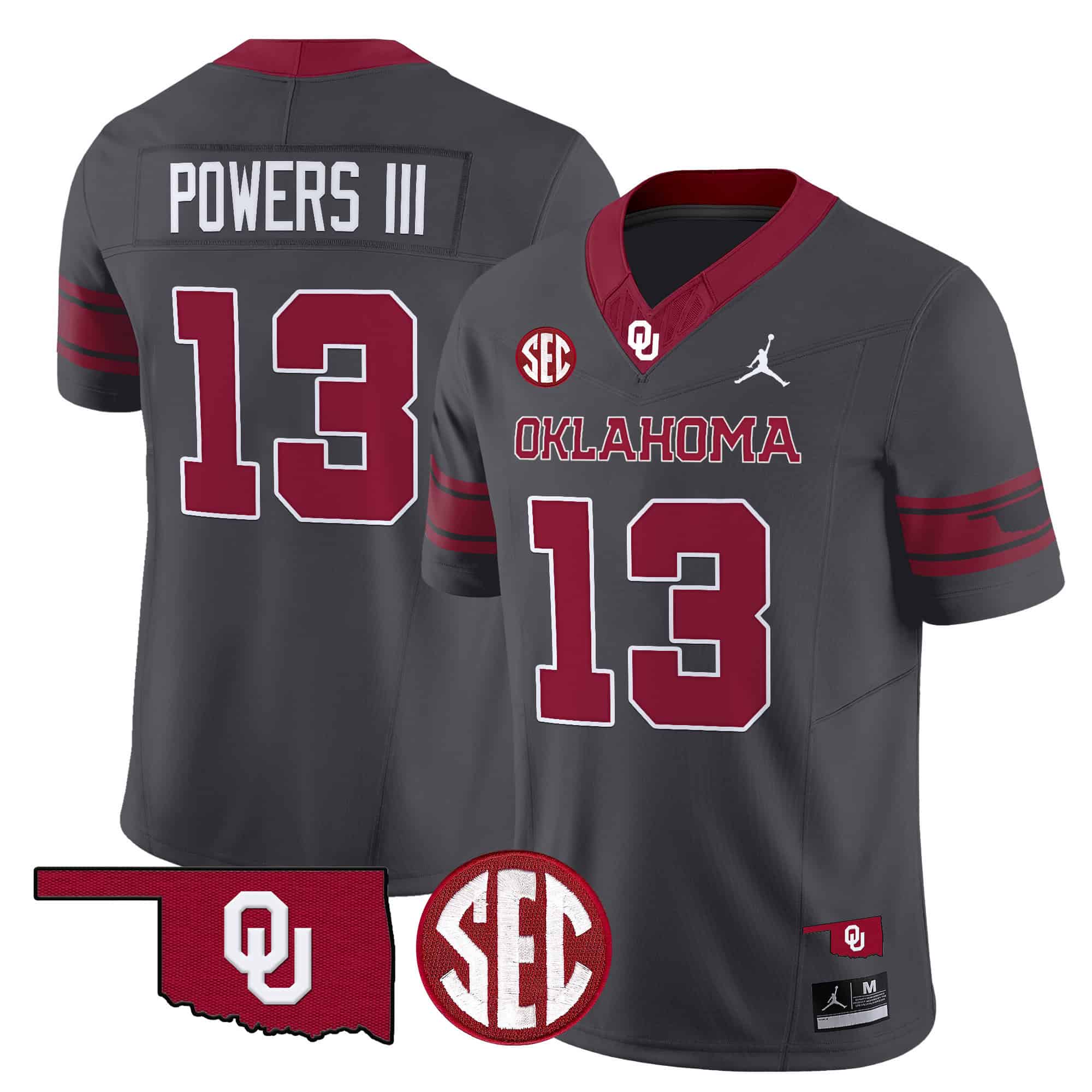 Oklahoma Sooners Vapor Limited Jersey - SEC Patch - All Stitched #22 ZJRUAGXV