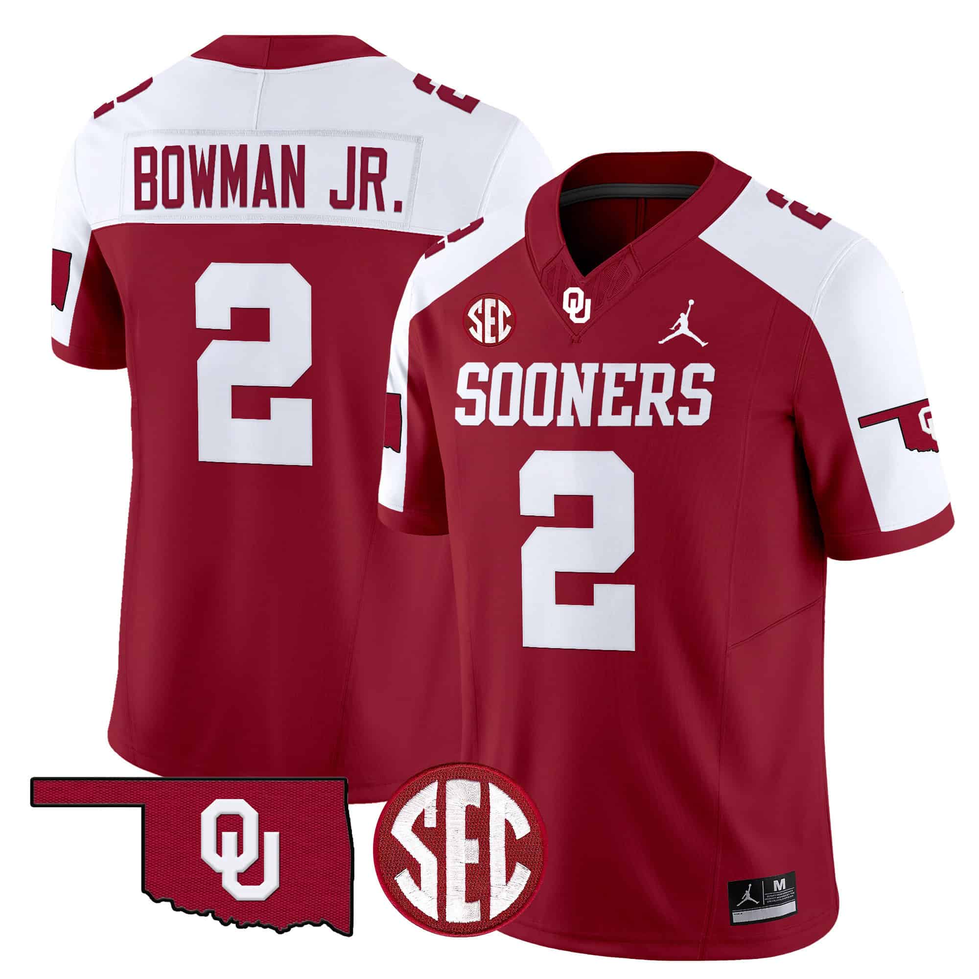 Oklahoma Sooners Vapor Limited Jersey - SEC Patch - All Stitched #27 C063IGXV