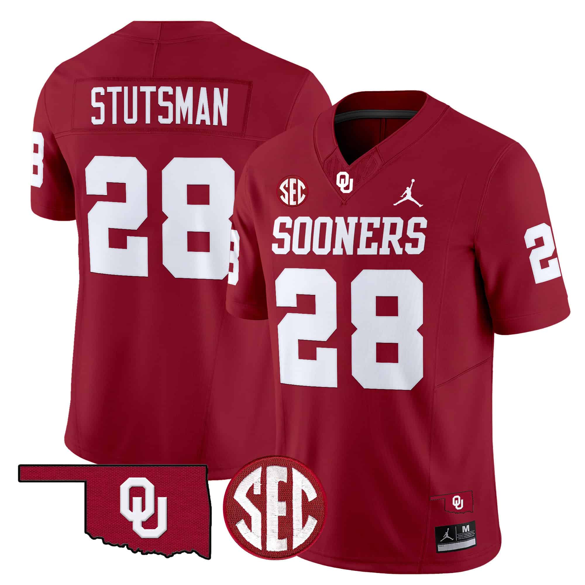 Oklahoma Sooners Vapor Limited Jersey - SEC Patch - All Stitched #38 TGE6SGXV
