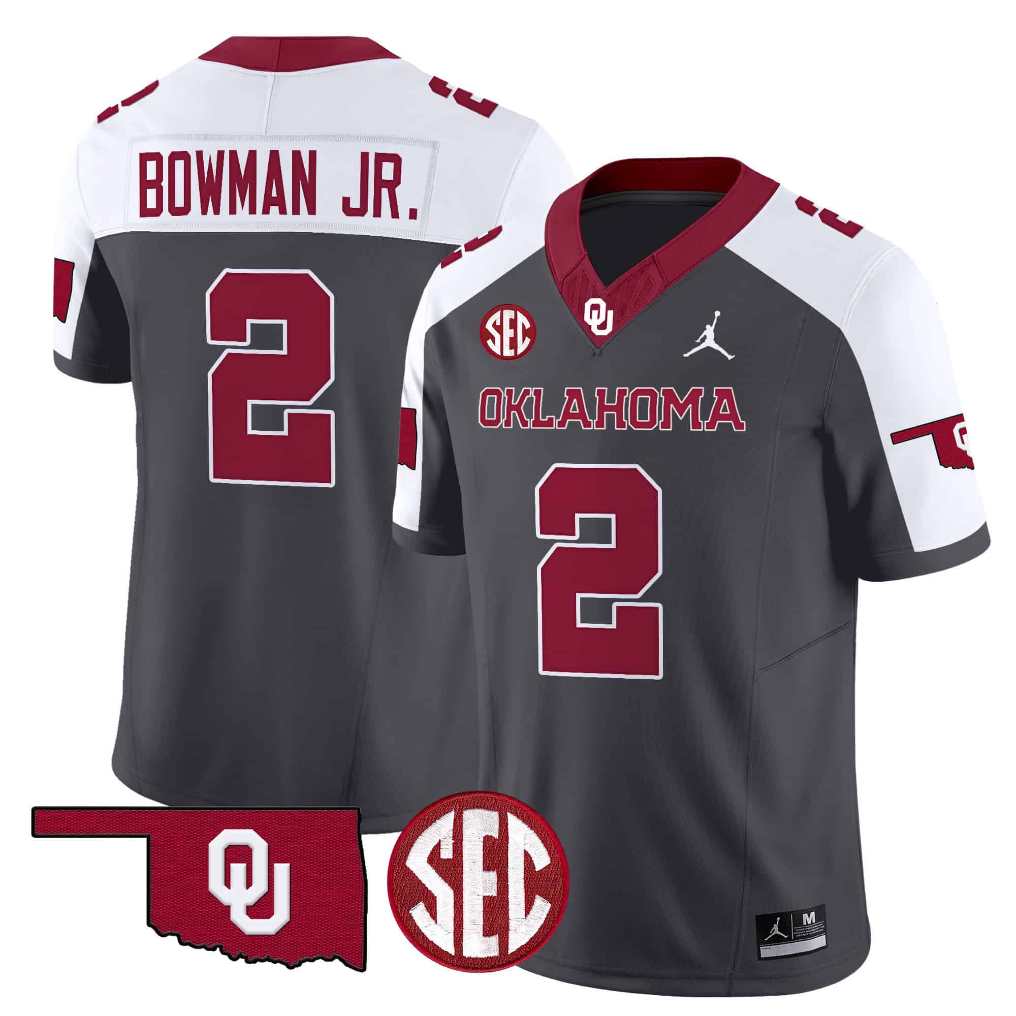 Oklahoma Sooners Vapor Limited Jersey - SEC Patch - All Stitched #4 JI60PGXV