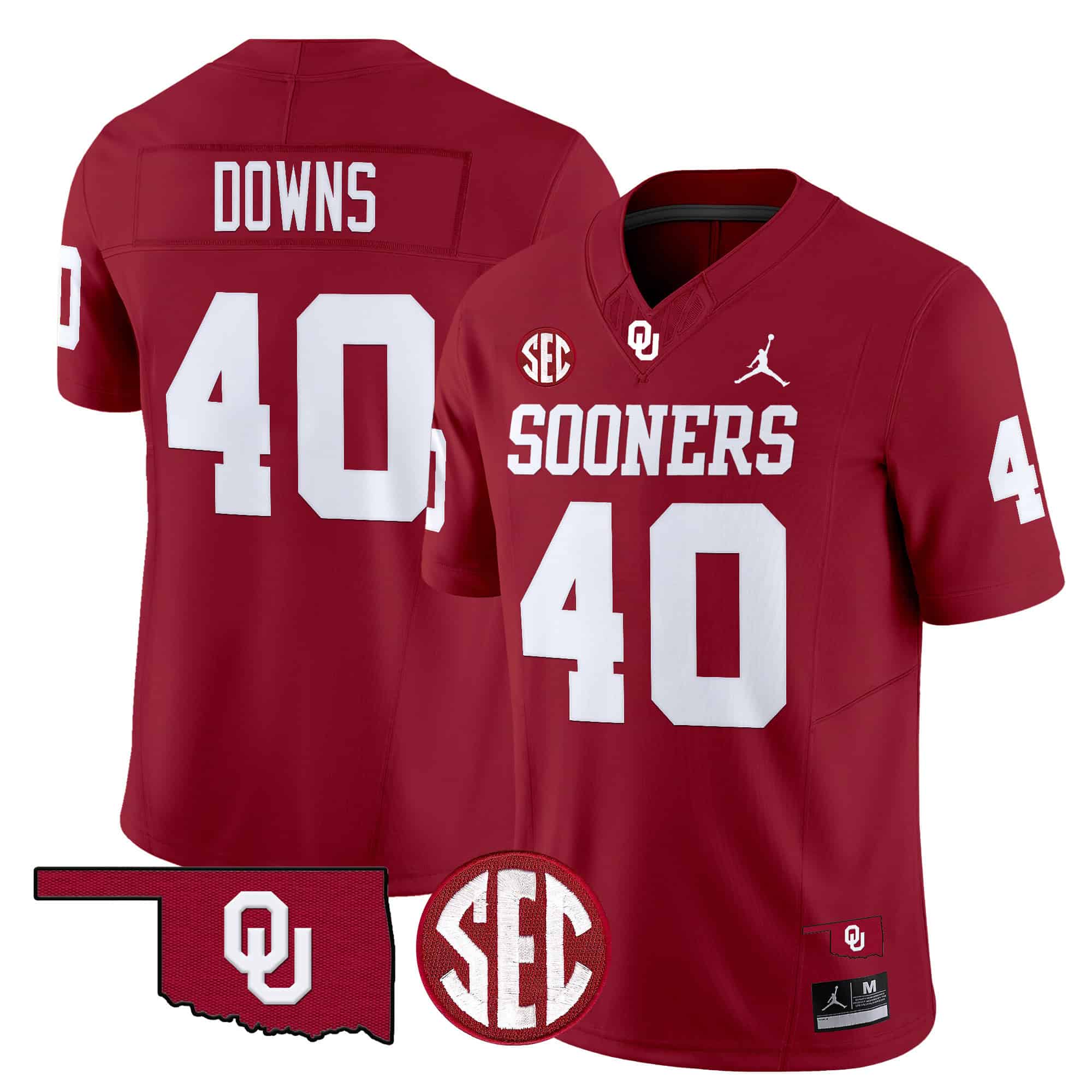 Oklahoma Sooners Vapor Limited Jersey - SEC Patch - All Stitched #42 2KSNXGXV