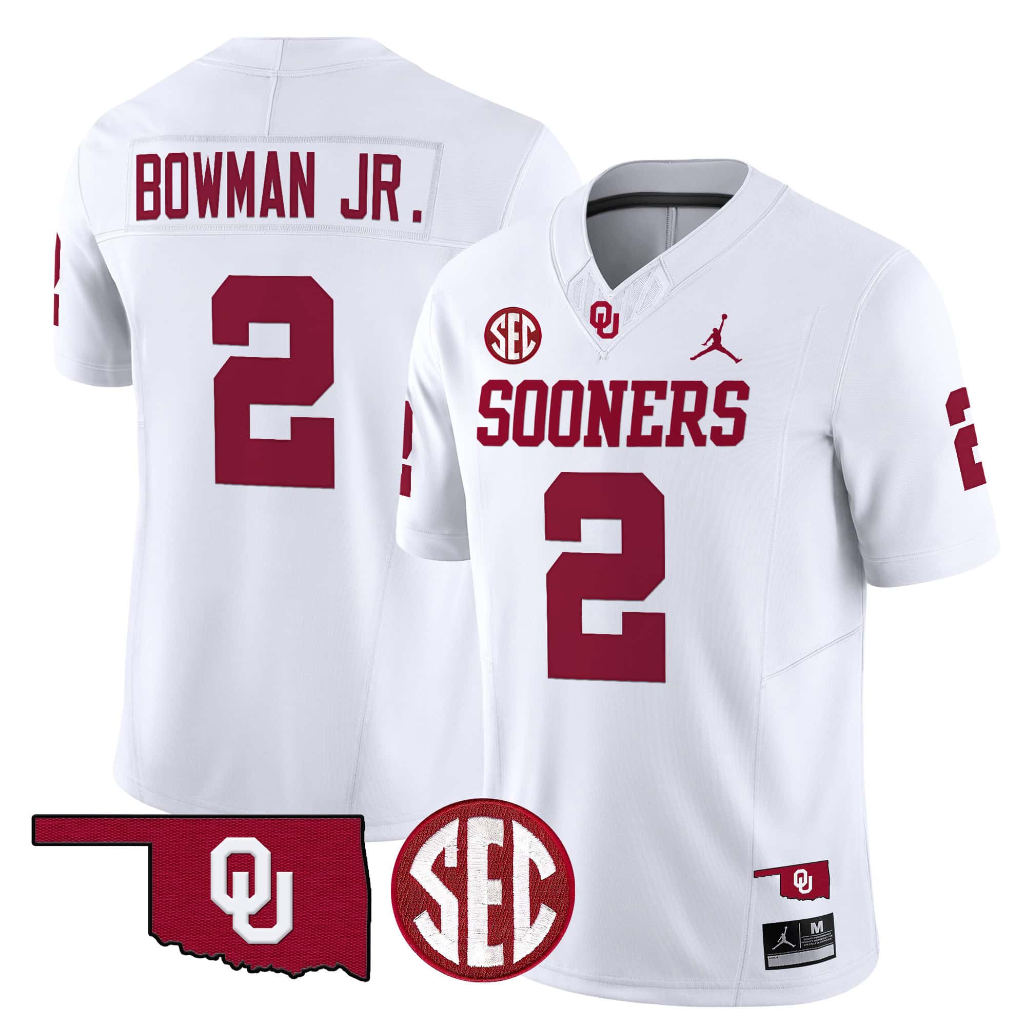 Oklahoma Sooners Vapor Limited Jersey - SEC Patch - All Stitched #51 BMJMTGXV