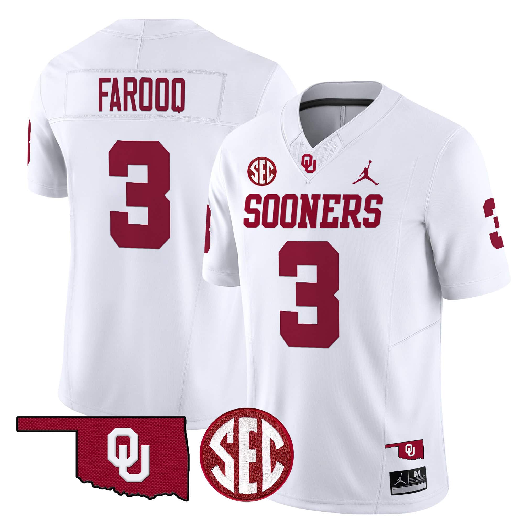 Oklahoma Sooners Vapor Limited Jersey - SEC Patch - All Stitched #55 LDFYCGXV