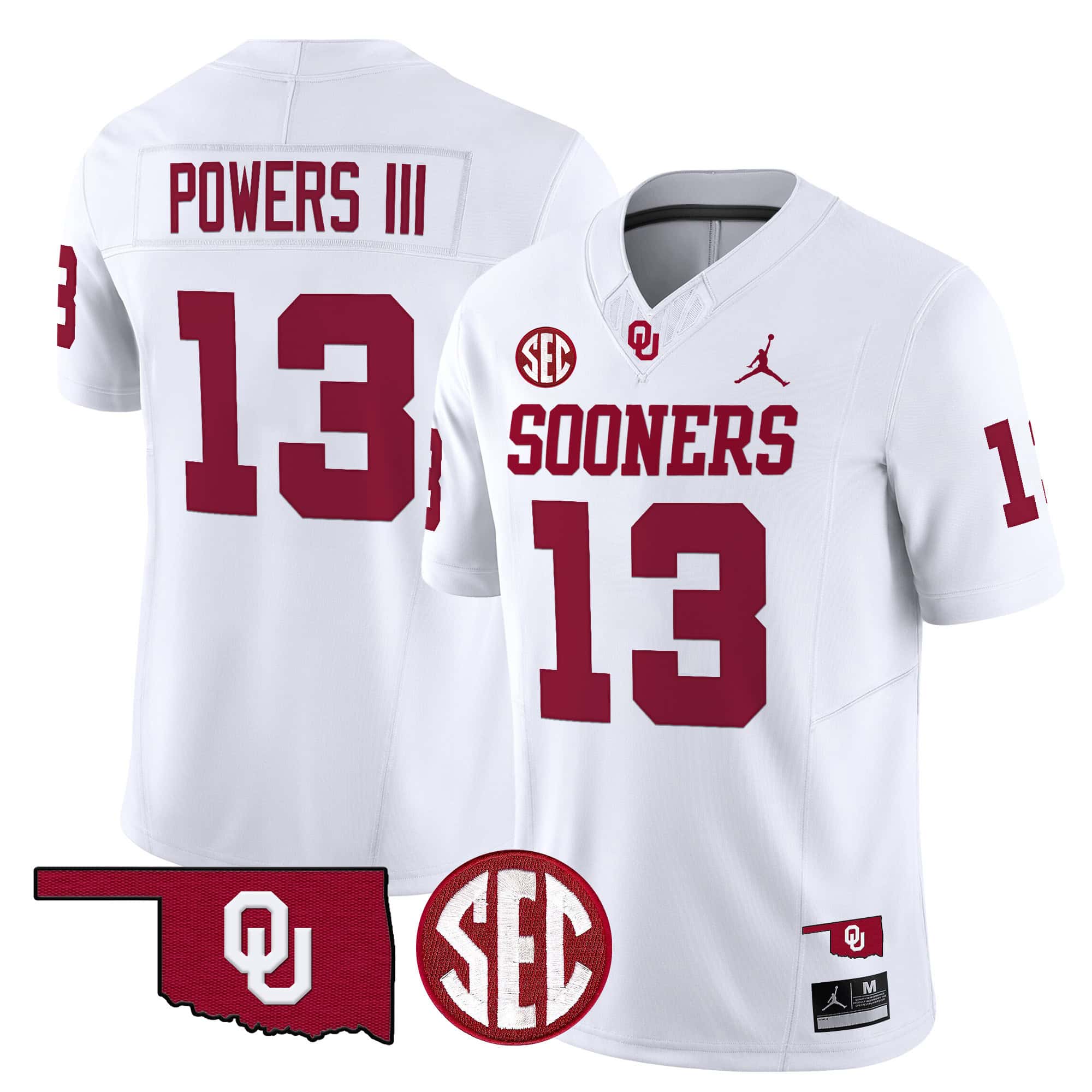 Oklahoma Sooners Vapor Limited Jersey - SEC Patch - All Stitched #57 PCQ3YGXV
