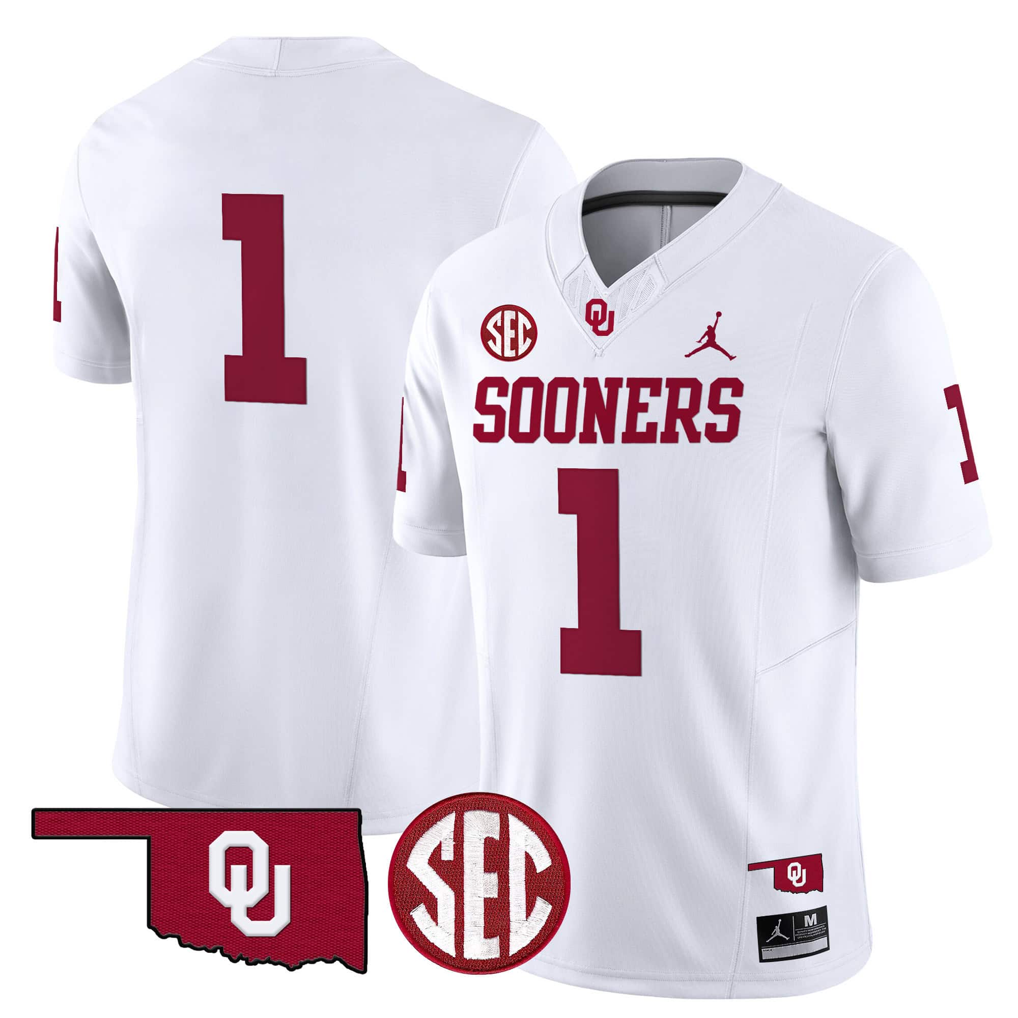 Oklahoma Sooners Vapor Limited Jersey - SEC Patch - All Stitched #59 MUFREGXV