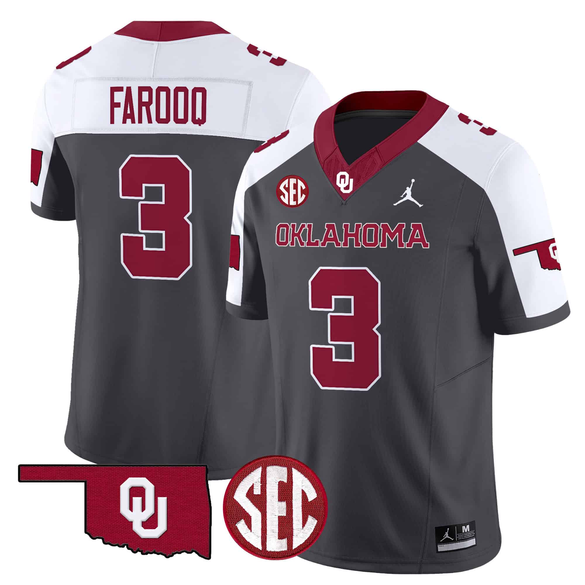 Oklahoma Sooners Vapor Limited Jersey - SEC Patch - All Stitched #7 TEDV0GXV