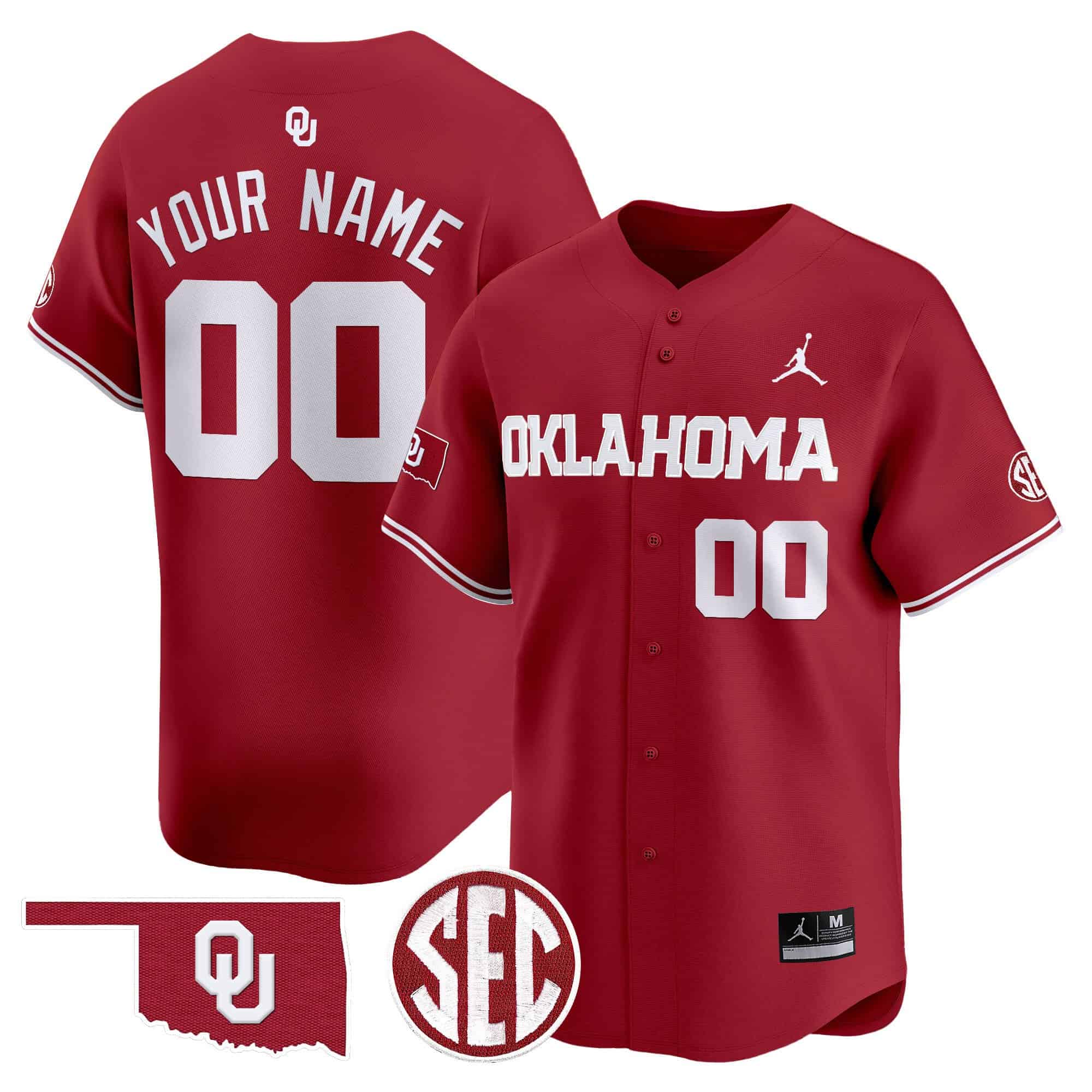 Oklahoma Sooners Vapor Premier Limited Custom Jersey - SEC Patch - All Stitched #1 K5JZYGXV