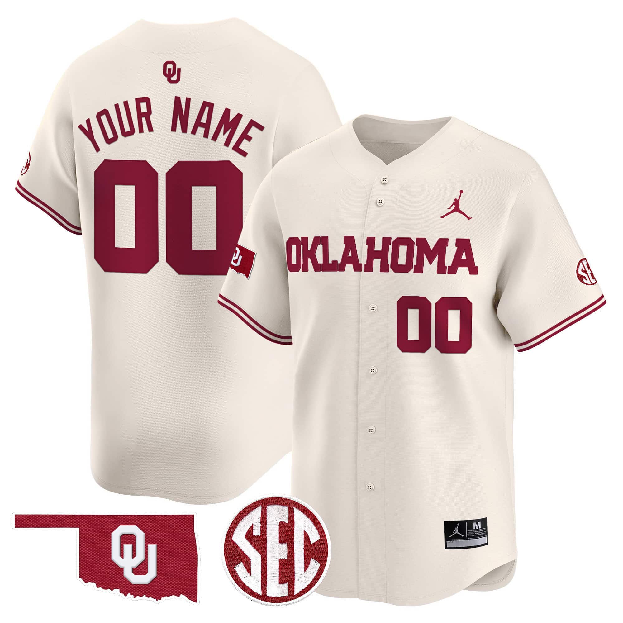 Oklahoma Sooners Vapor Premier Limited Custom Jersey - SEC Patch - All Stitched #5 UBZE1GXV