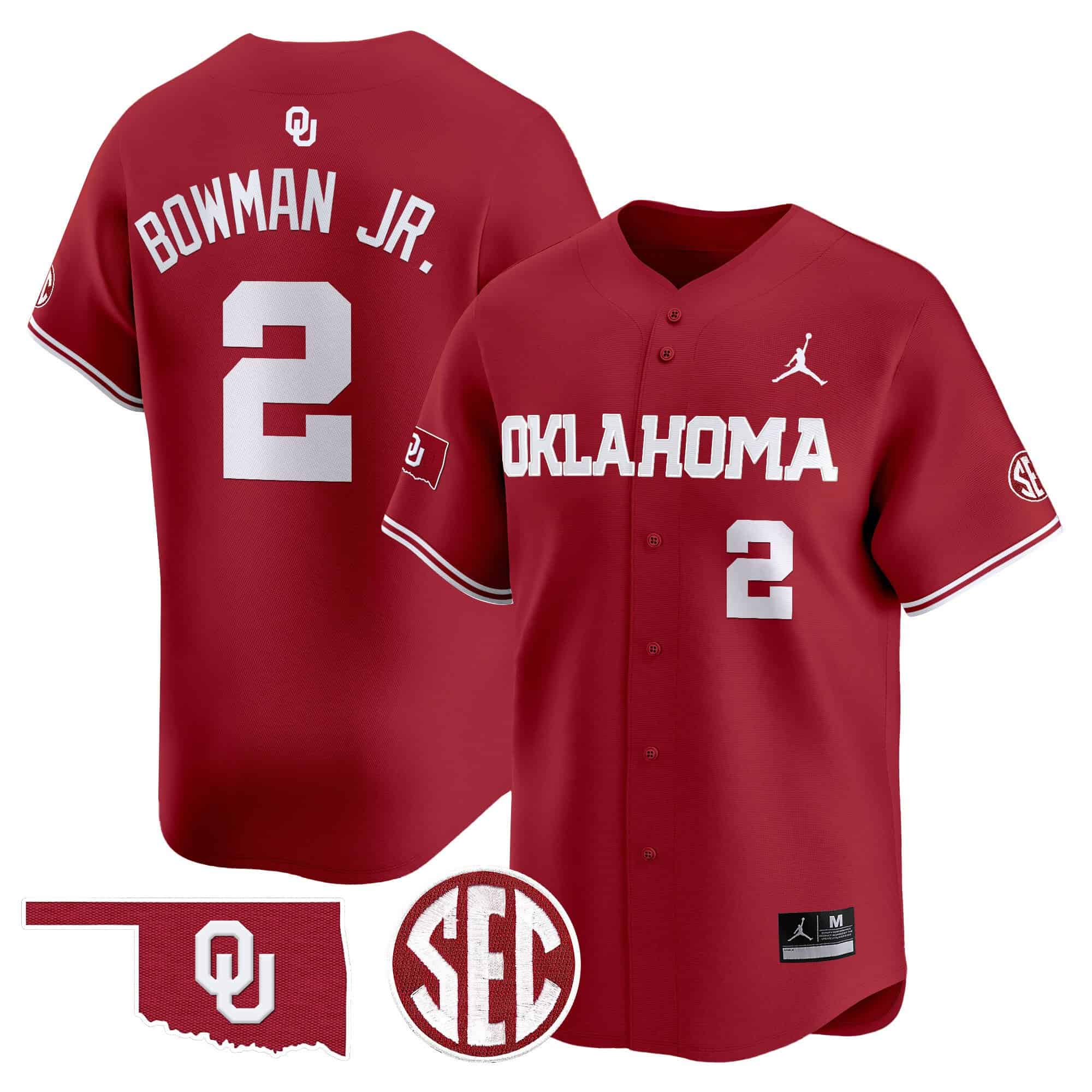 Oklahoma Sooners Vapor Premier Limited Jersey - SEC Patch - All Stitched #2 Y2QAOGXV