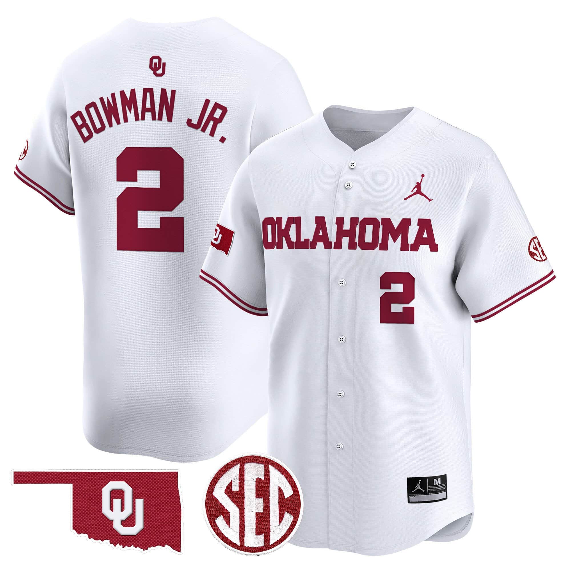 Oklahoma Sooners Vapor Premier Limited Jersey - SEC Patch - All Stitched #8 YVKX8GXV