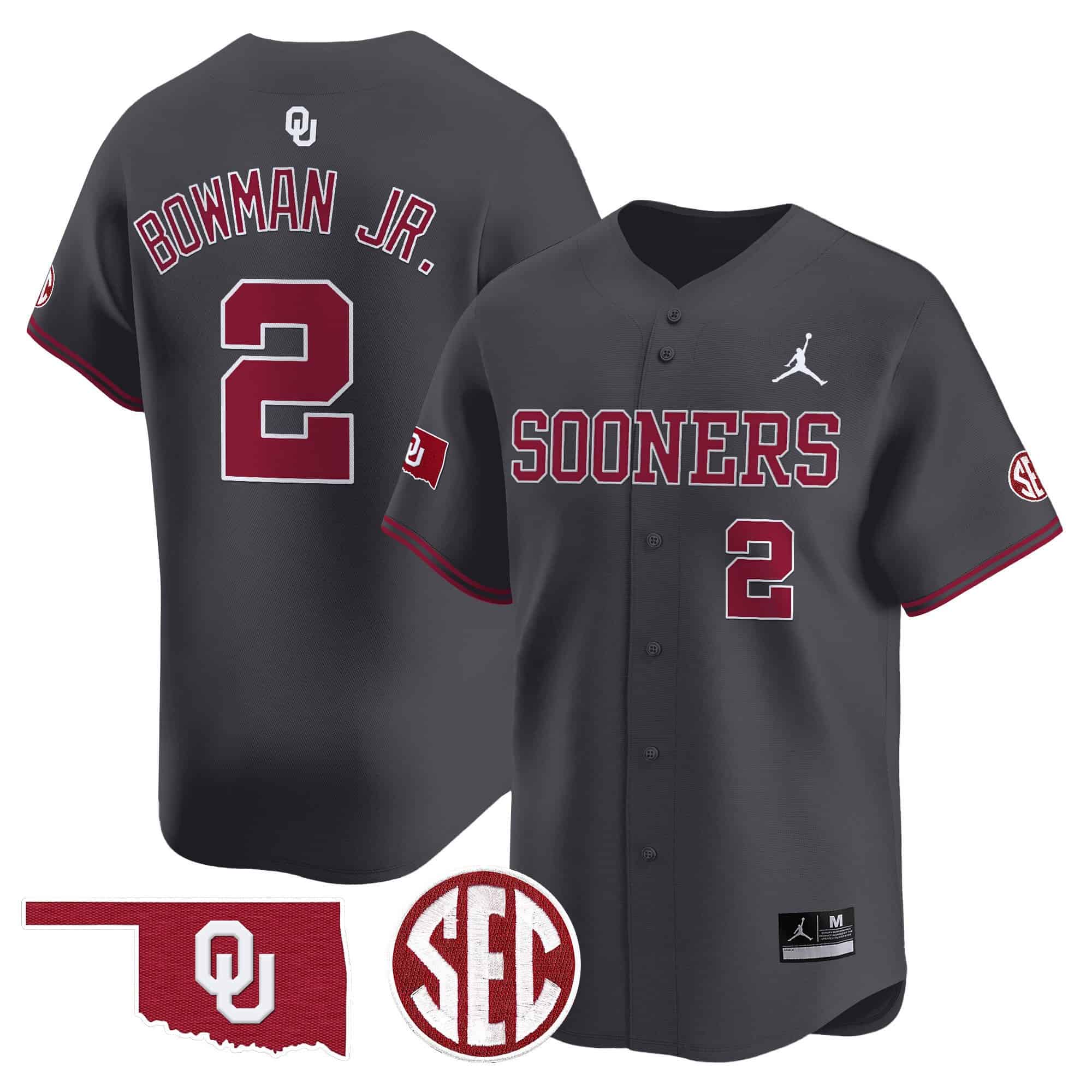 Oklahoma Sooners Vapor Premier Limited Jersey V2 - SEC Patch - All Stitched #20 YTWYGGXV