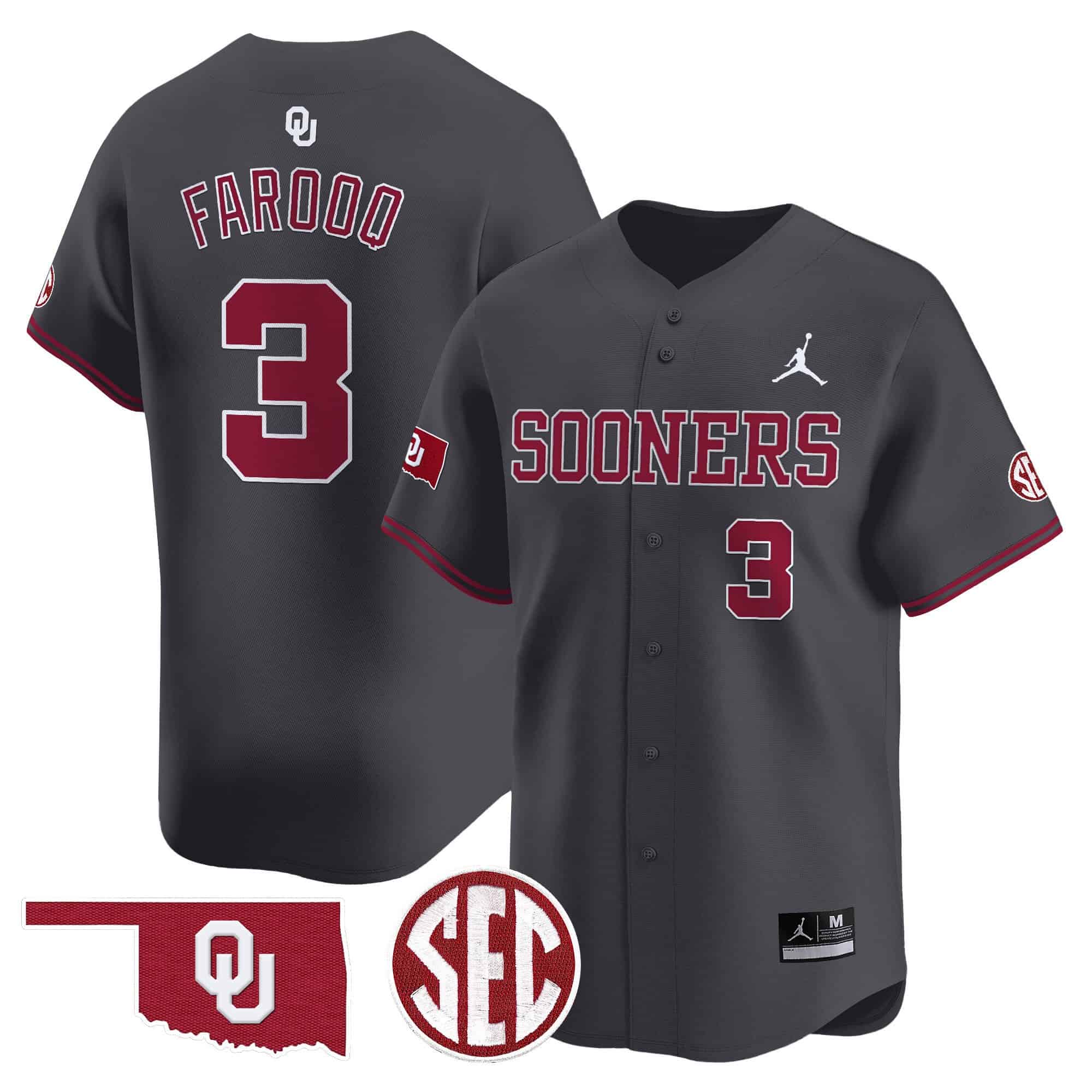 Oklahoma Sooners Vapor Premier Limited Jersey V2 - SEC Patch - All Stitched #22 T9BOVGXV