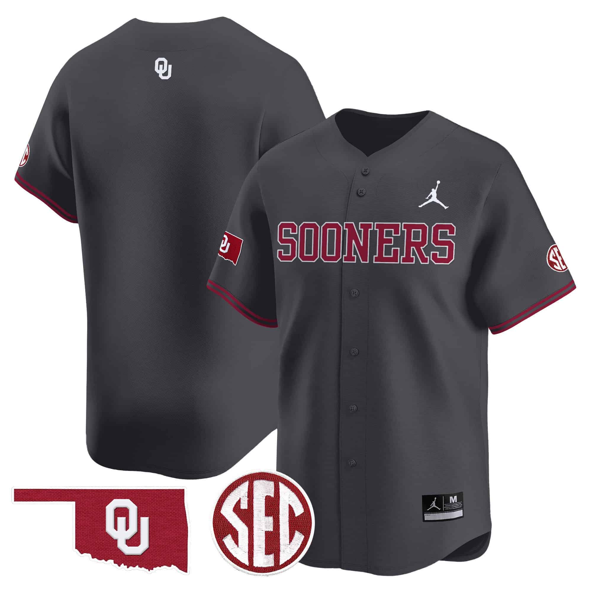Oklahoma Sooners Vapor Premier Limited Jersey V2 - SEC Patch - All Stitched #24 YNXRPGXV
