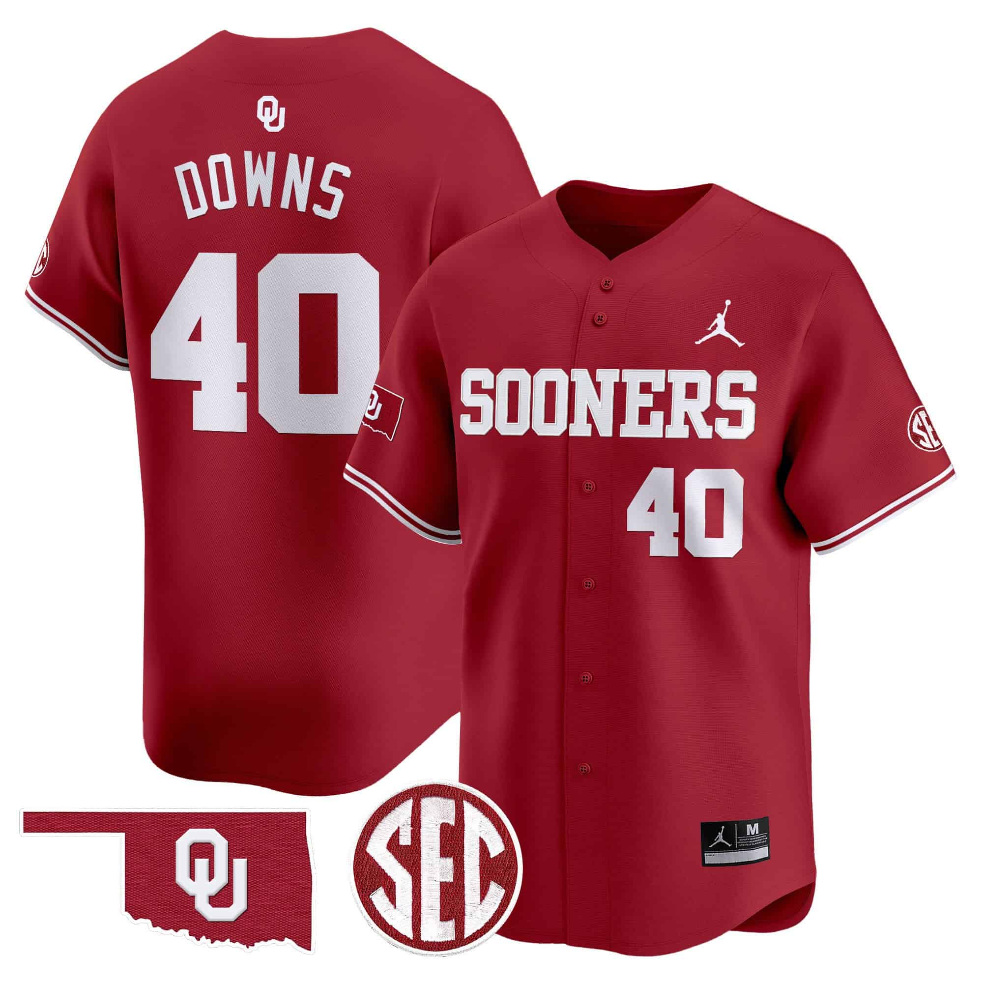 Oklahoma Sooners Vapor Premier Limited Jersey V2 - SEC Patch - All Stitched #3 1SJUEGXV
