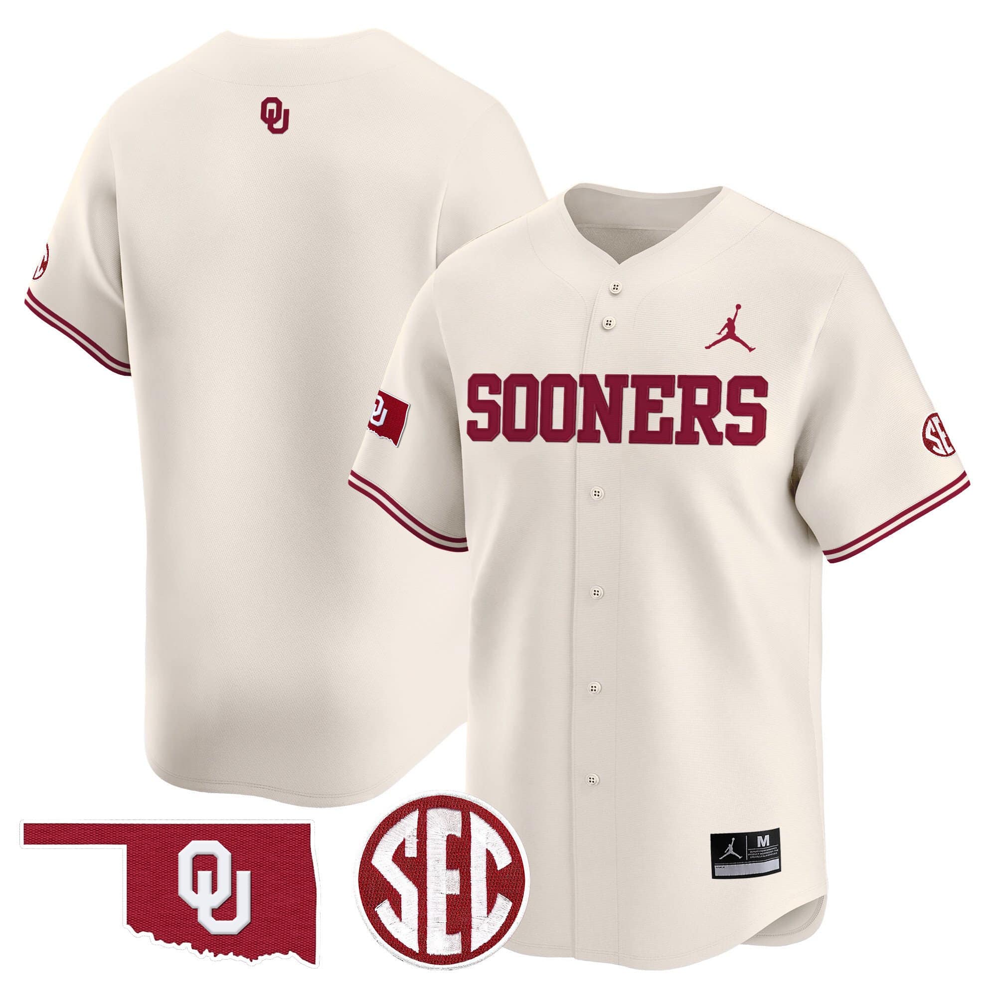 Oklahoma Sooners Vapor Premier Limited Jersey V2 - SEC Patch - All Stitched #30 YA5P3GXV