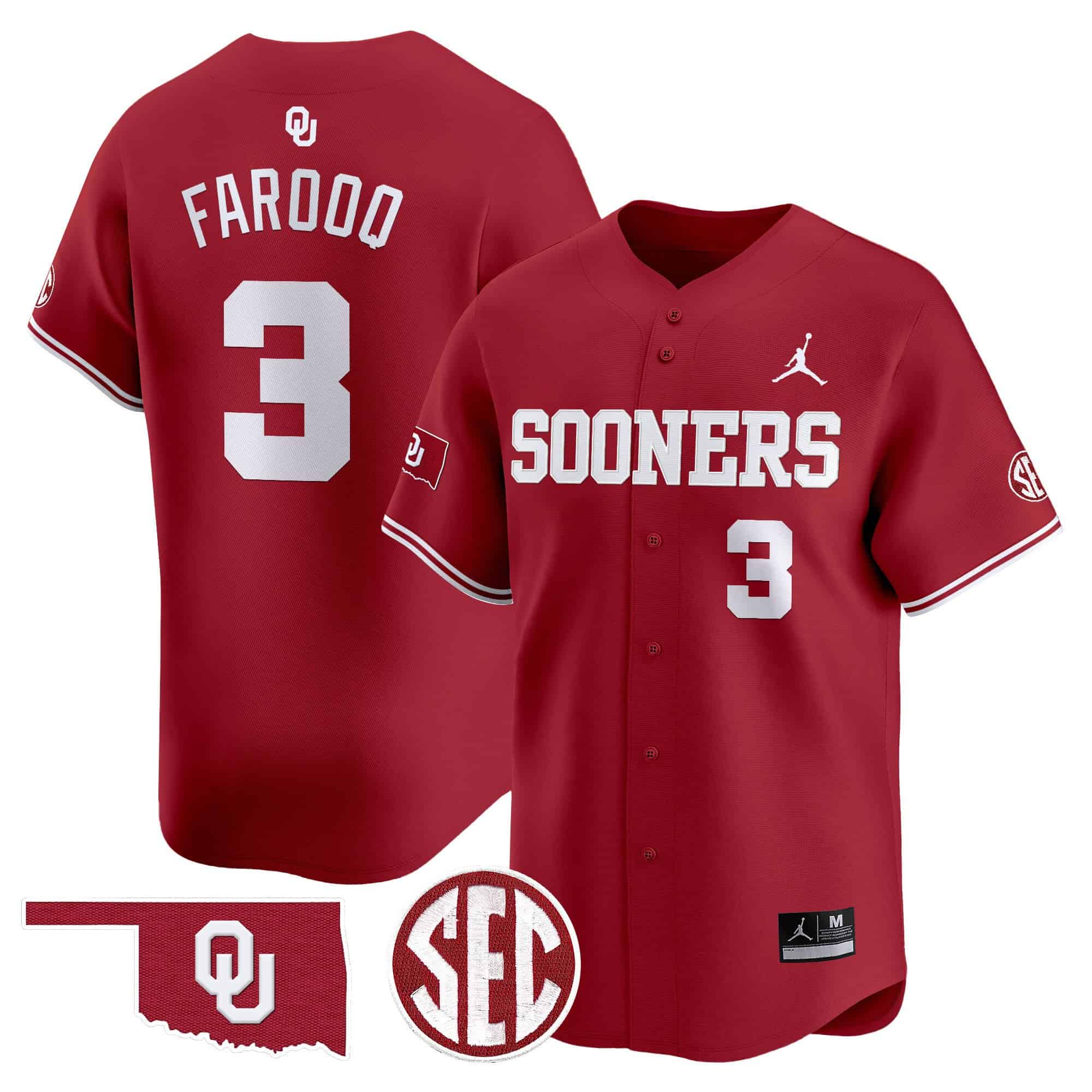 Oklahoma Sooners Vapor Premier Limited Jersey V2 - SEC Patch - All Stitched #4 T9VSRGXV