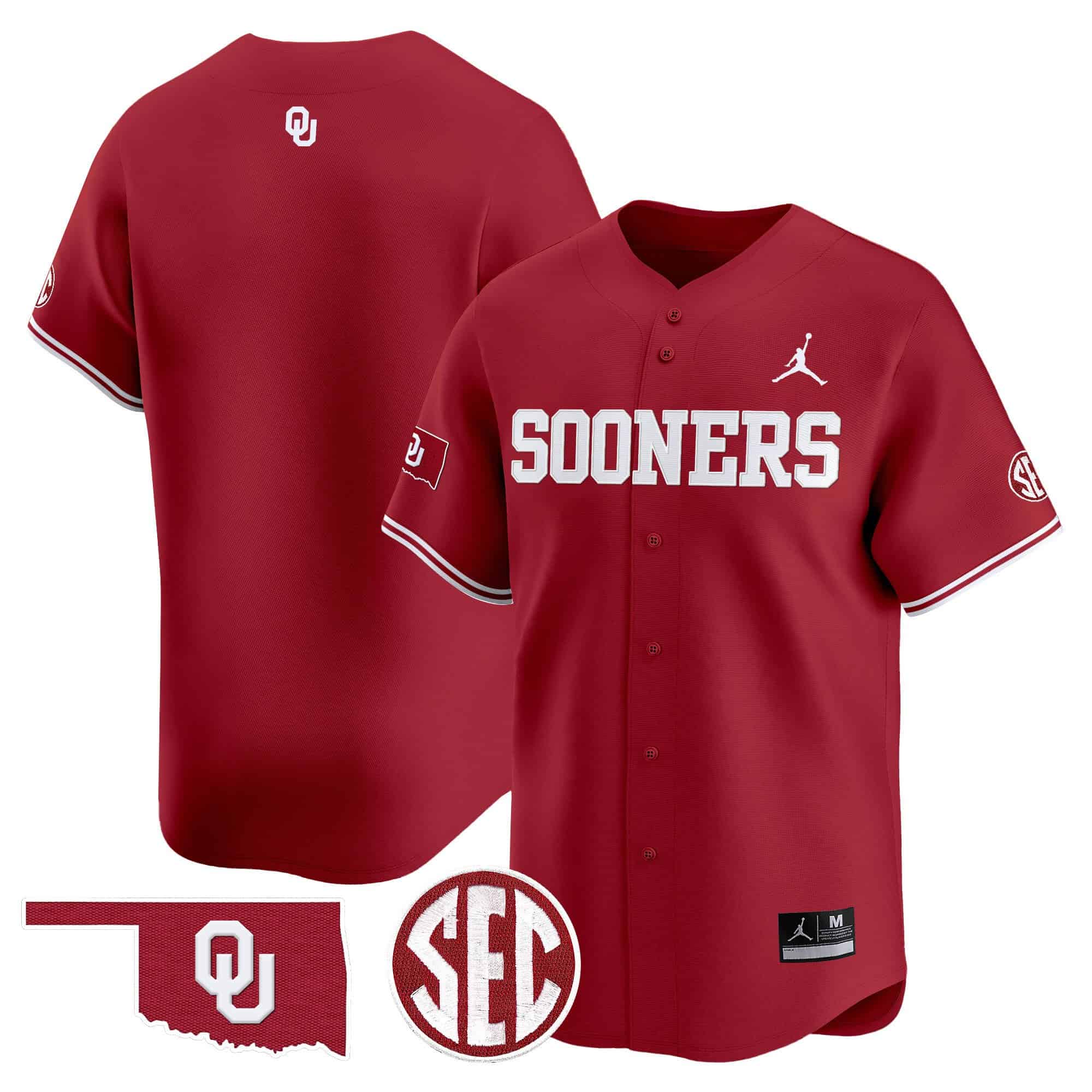 Oklahoma Sooners Vapor Premier Limited Jersey V2 - SEC Patch - All Stitched #6 I1EAFGXV