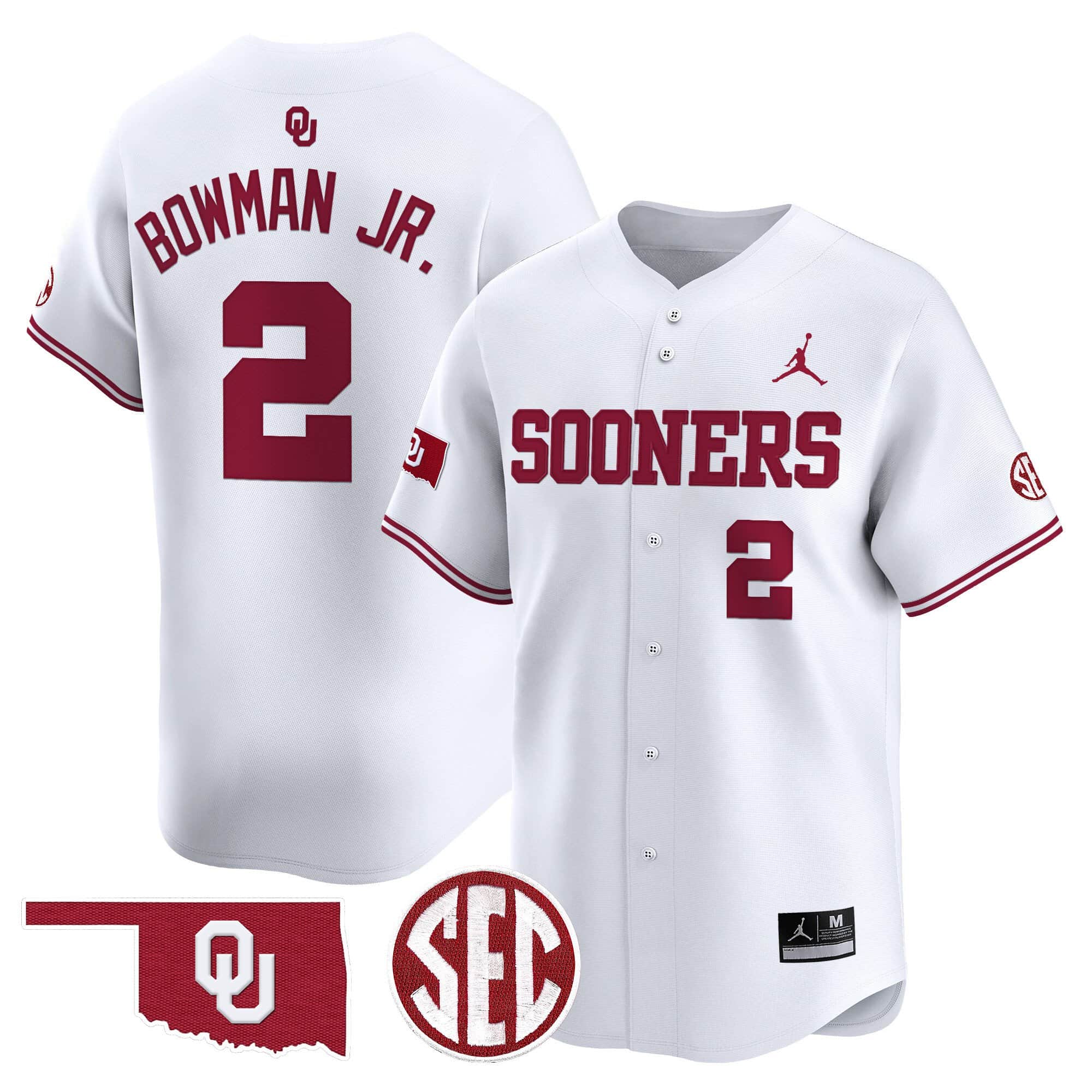 Oklahoma Sooners Vapor Premier Limited Jersey V2 - SEC Patch - All Stitched #8 8EQHDGXV