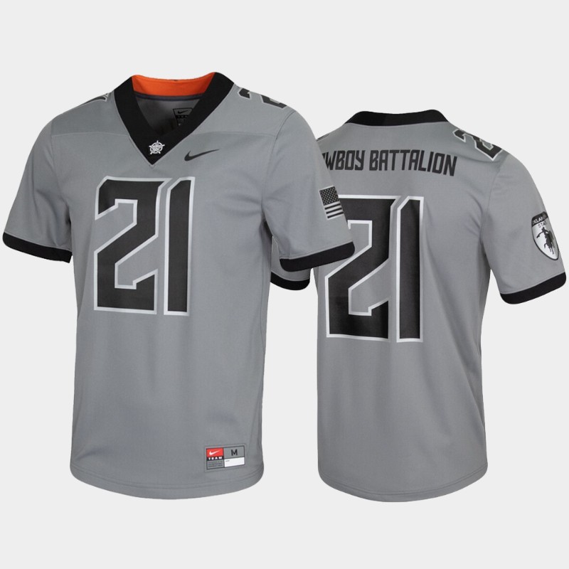 Oklahoma State Cowboys Gray Untouchable Game Jersey AXSO7GXV