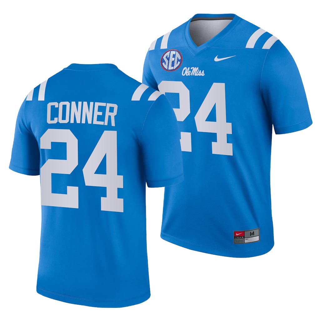 Ole Miss Rebels Snoop Conner 24 Blue -22 College Legend Jersey Men 8VS0WGXV