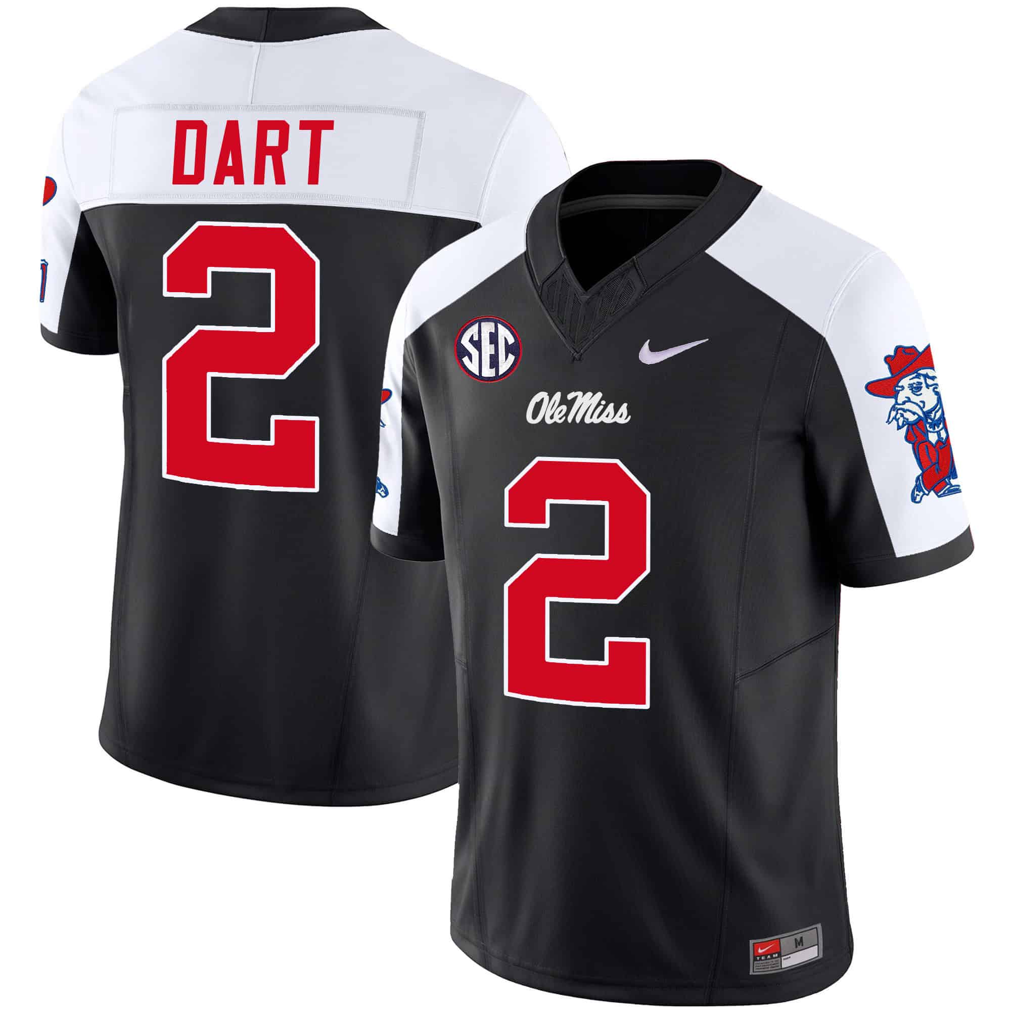 Ole Miss Rebels Vapor Limited Jersey - All Stitched #1 BOBFMGXV