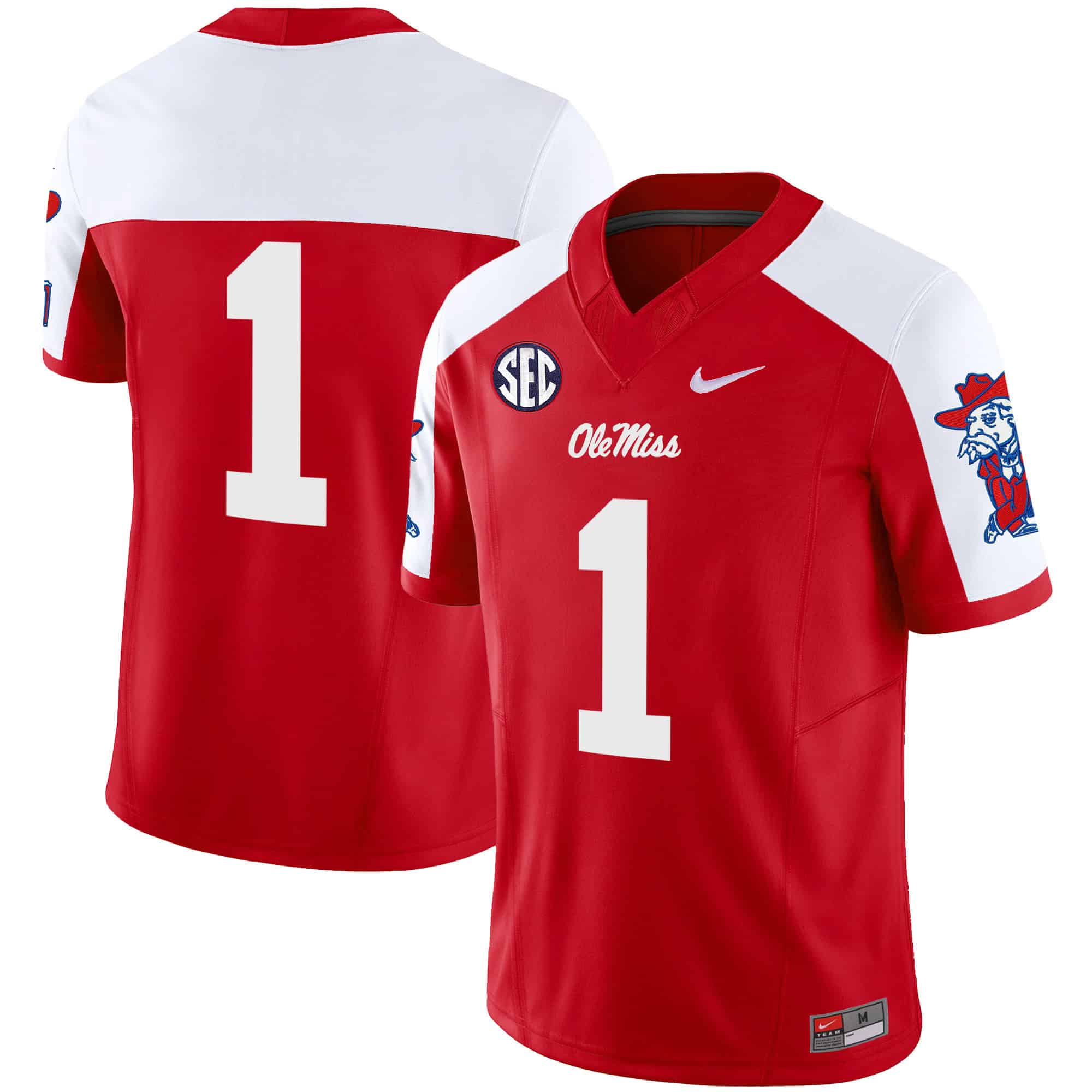 Ole Miss Rebels Vapor Limited Jersey - All Stitched #12 5W2R5GXV