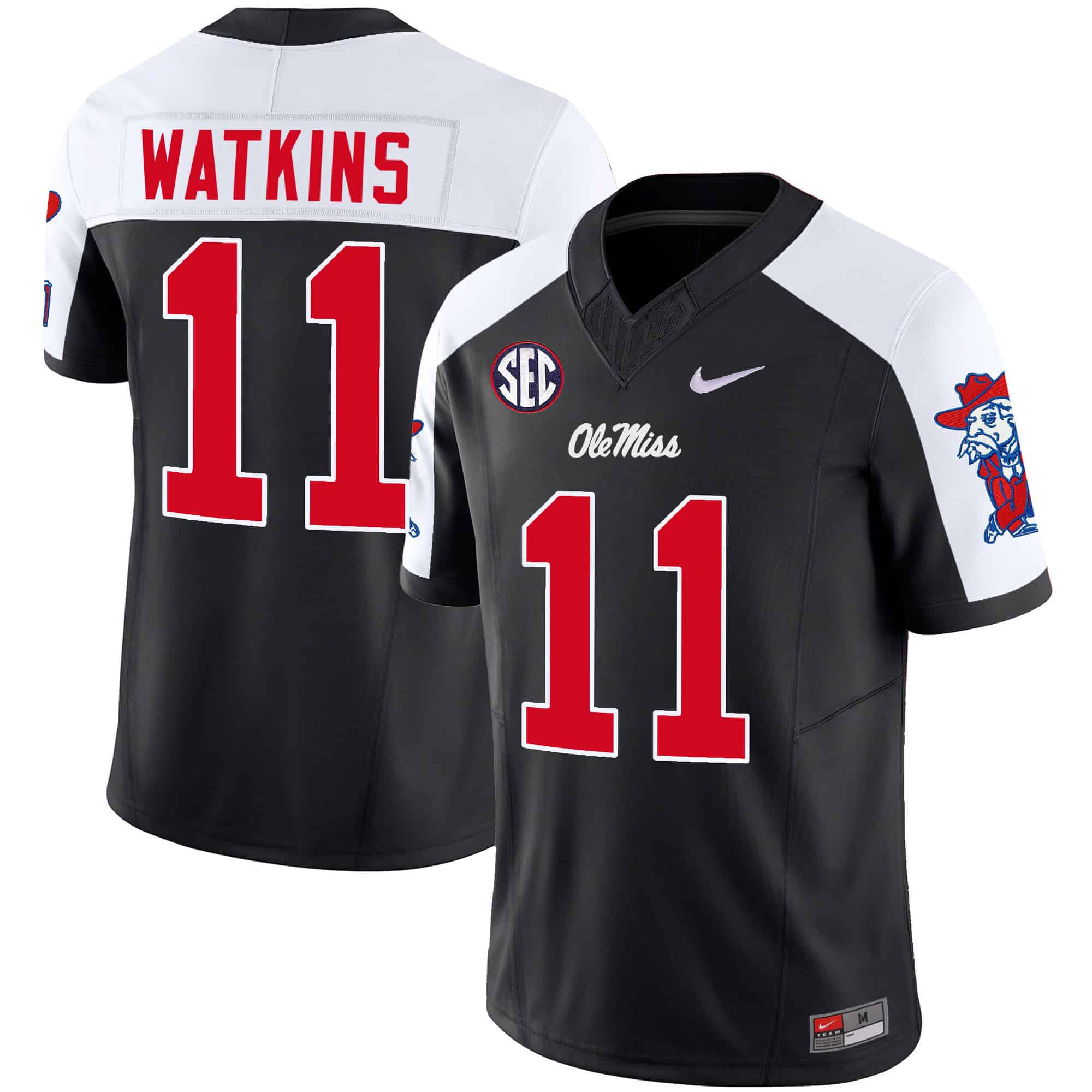 Ole Miss Rebels Vapor Limited Jersey - All Stitched #3 D4HE8GXV