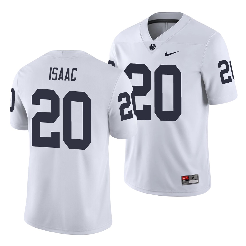 Penn State Nittany Lions Adisa Isaac White College Game Jersey F92AHGXV