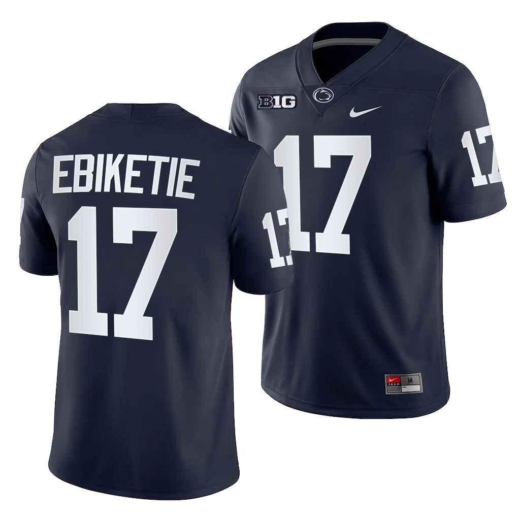 Penn State Nittany Lions Arnold Ebiketie 17 Navy -22 College Game Jersey Men 5ELXSGXV
