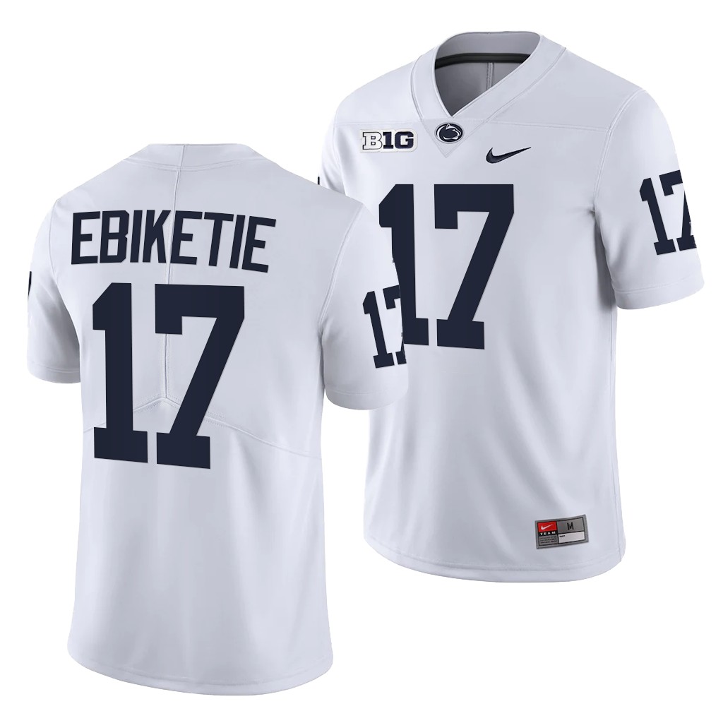 Penn State Nittany Lions Arnold Ebiketie 17 White -22 College Limited Jersey Men 8QKBAGXV