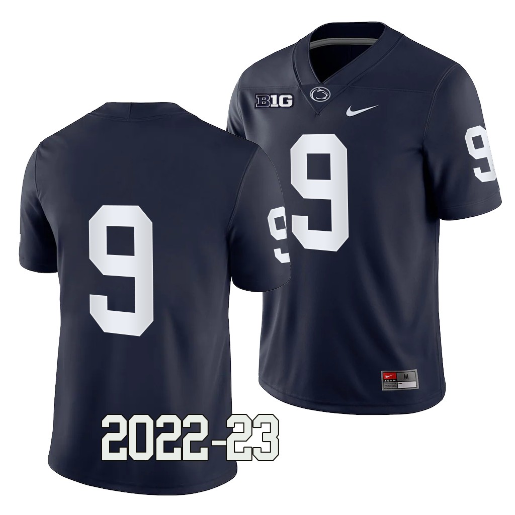 Penn State Nittany Lions Beau Pribula Jersey 2022-23 College Navy #9 Game Shirt F7ZA7GXV