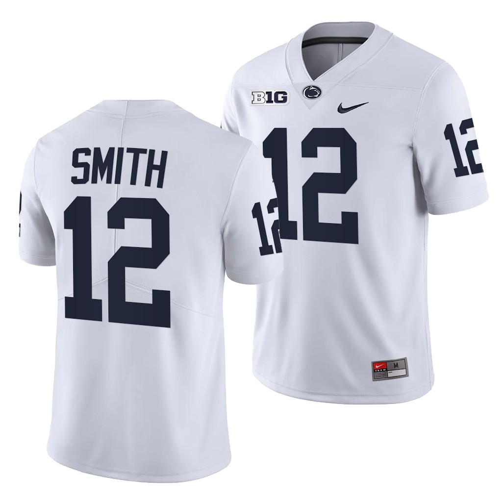Penn State Nittany Lions Brandon Smith 12 White -22 College Limited Jersey Men EI7PXGXV