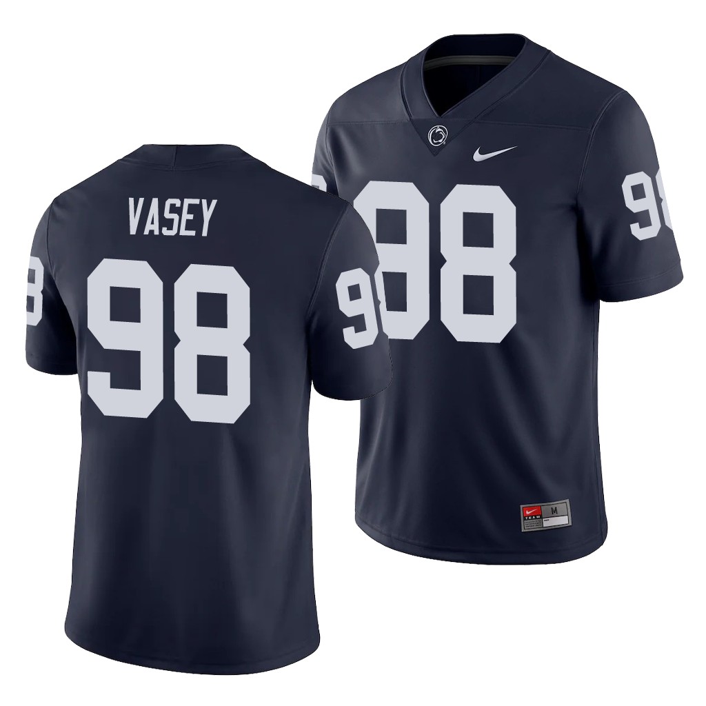 Penn State Nittany Lions Dan Vasey Navy College Game Jersey PDUECGXV
