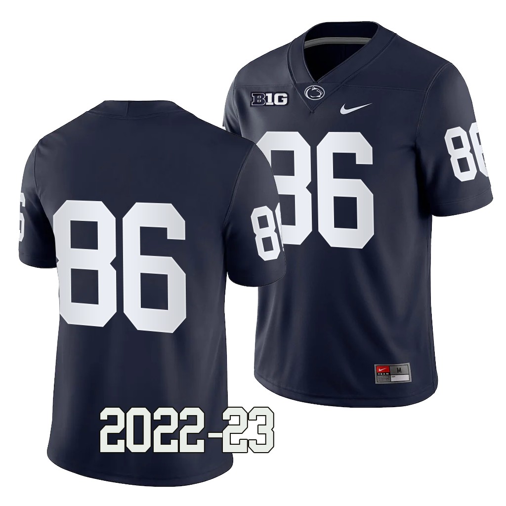 Penn State Nittany Lions Jason Estrella Jersey 2022-23 College Navy #86 Game Shirt CXSN1GXV