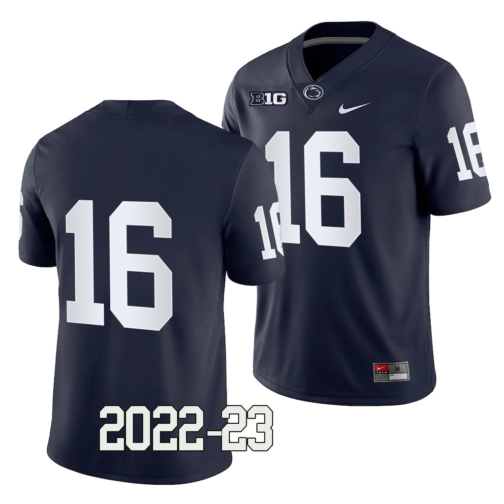 Penn State Nittany Lions Khalil Dinkins Jersey 2022-23 College Navy #16 Game Shirt 0DFKFGXV