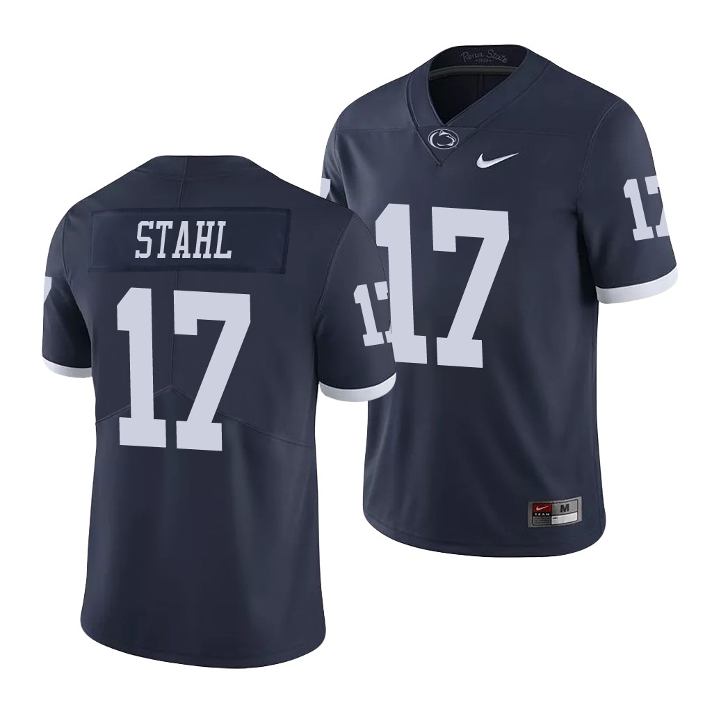 Penn State Nittany Lions Mason Stahl Navy Limited College Jersey ZXGVKGXV