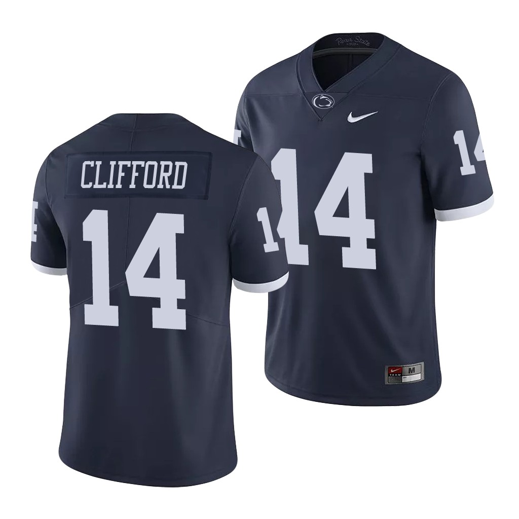 Penn State Nittany Lions Sean Clifford Navy Limited College Jersey KDXISGXV