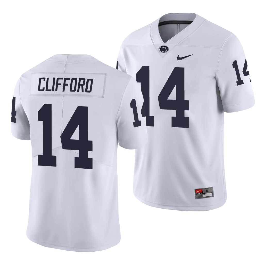 Penn State Nittany Lions Sean Clifford White Limited College Jersey VEEELGXV