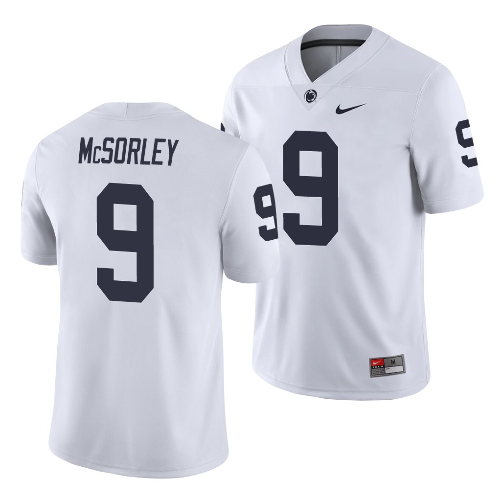 Penn State Nittany Lions Trace McSorley White College Game Jersey CJCRPGXV