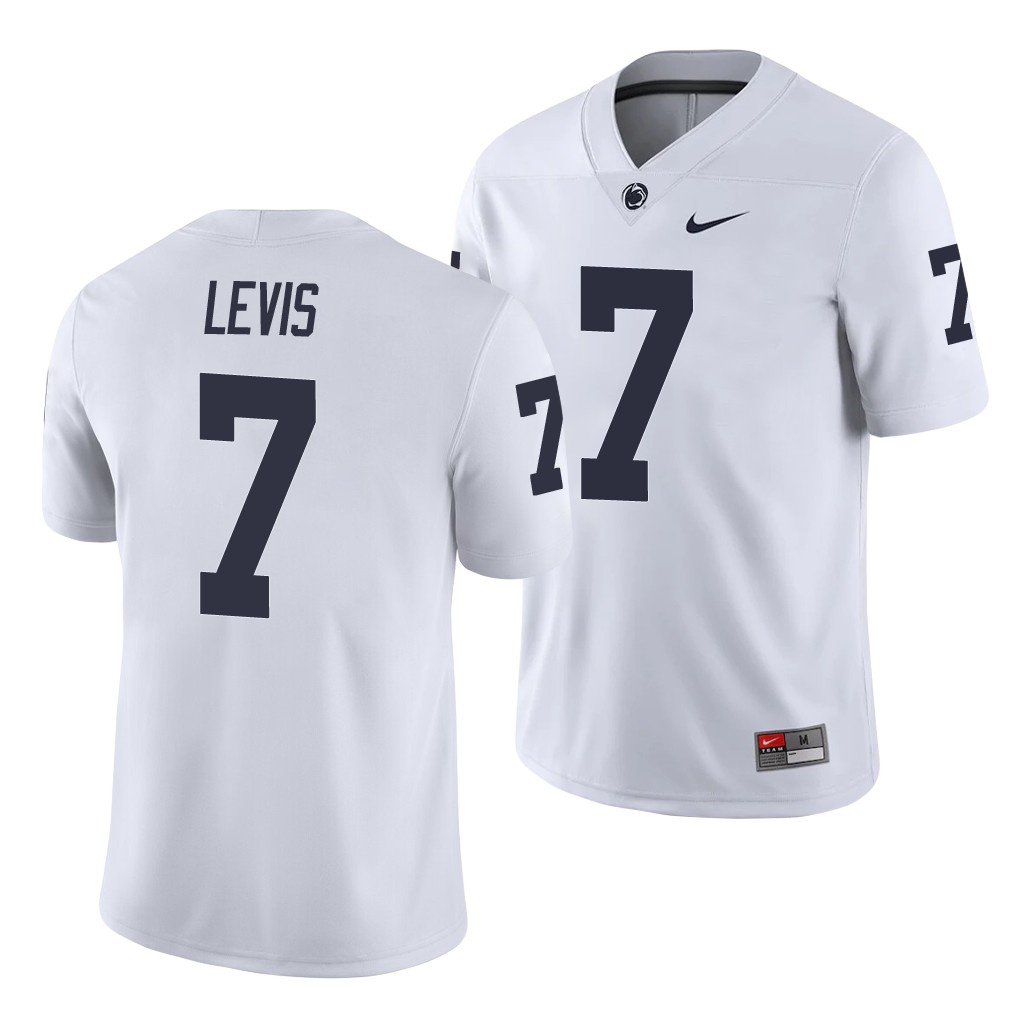 Penn State Nittany Lions Will Levis White College Game Jersey FC395GXV