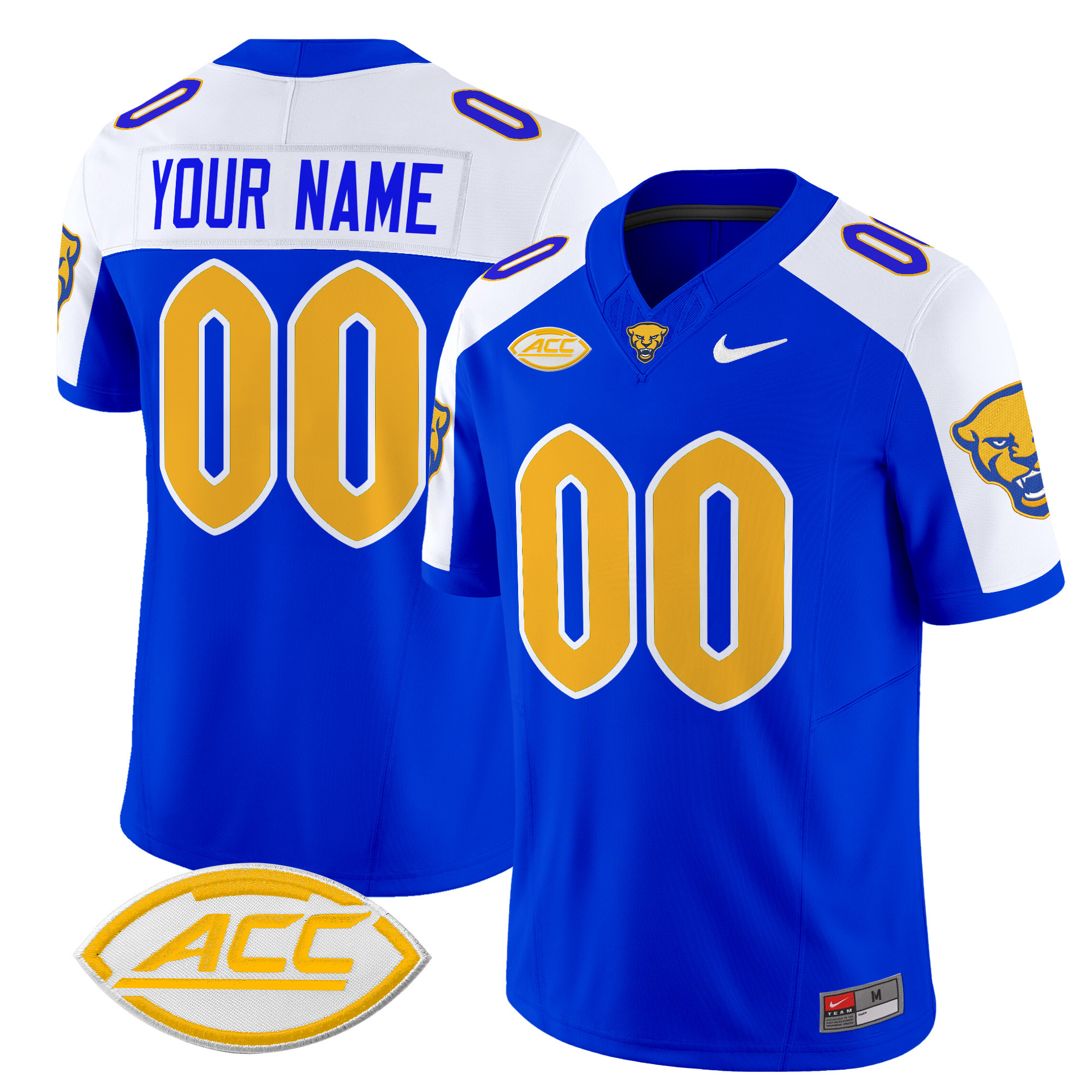 Pittsburgh Panthers Vapor Limited Custom Jersey - All Stitched #1 S2Y6XGXV