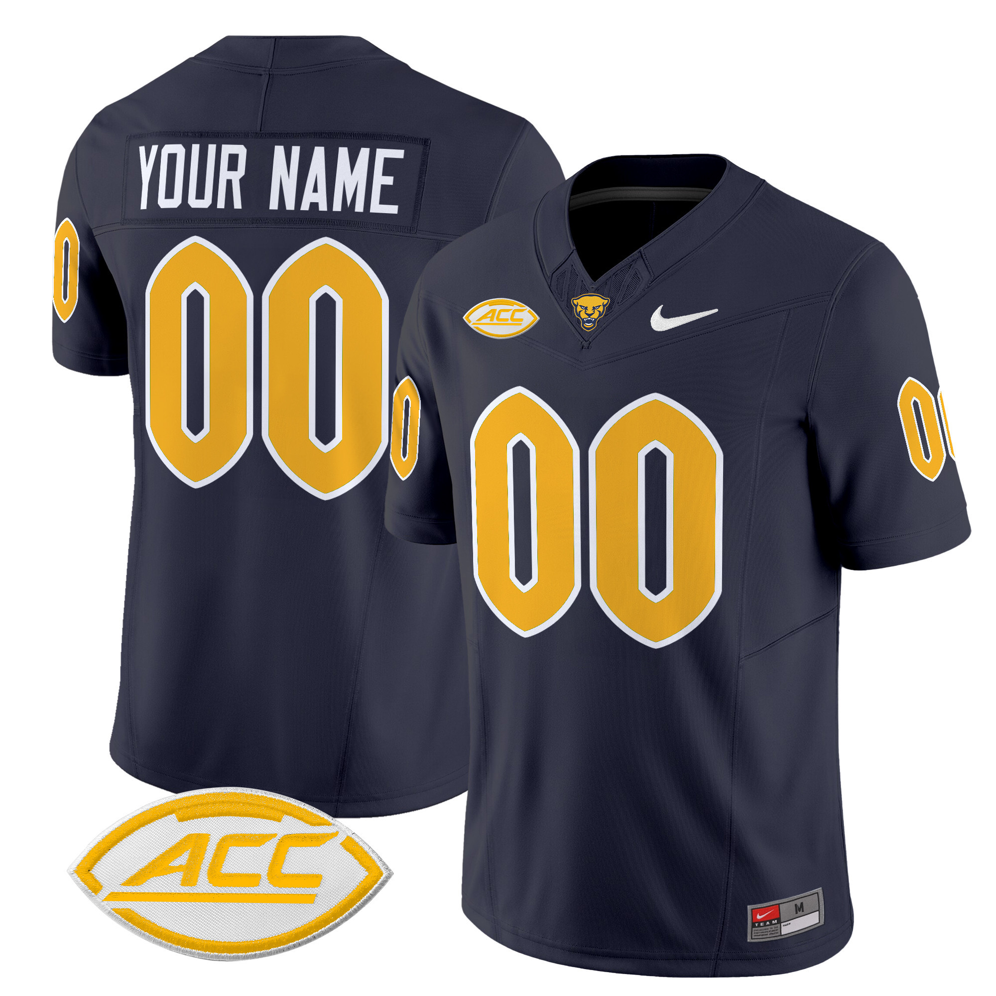 Pittsburgh Panthers Vapor Limited Custom Jersey - All Stitched #4 ST8UNGXV