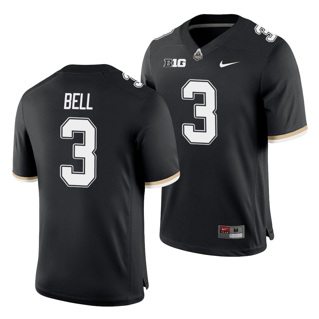 Purdue Boilermakers David Bell Black College Game Jersey OQIXSGXV