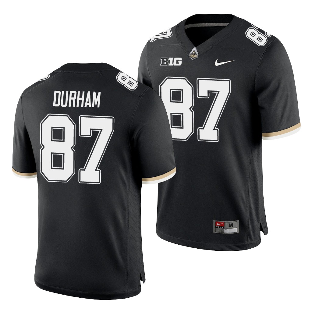 Purdue Boilermakers Payne Durham Black College Game Jersey QUWSRGXV