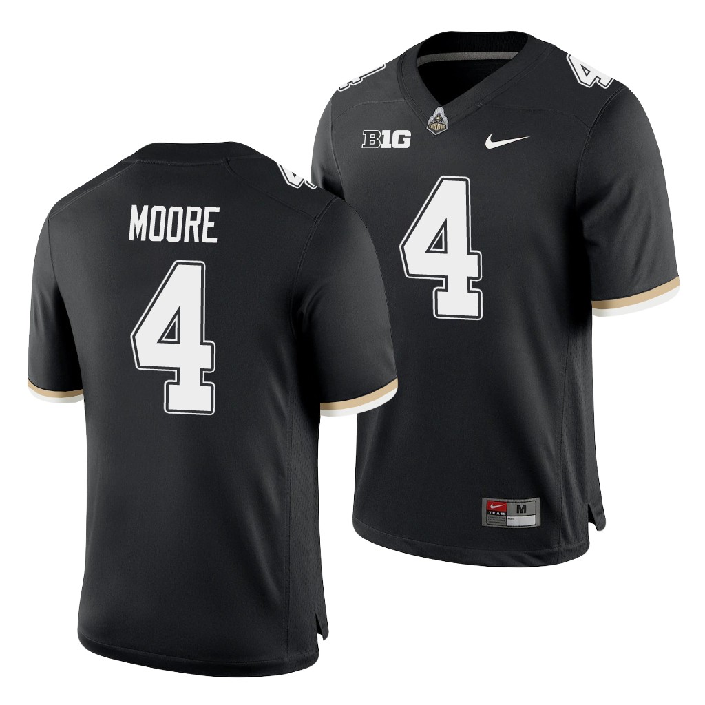 Purdue Boilermakers Rondale Moore Black College Game Jersey CMTLEGXV