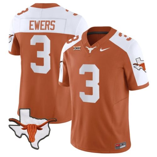 Quinn Ewers Jersey #3 Texas Longhorn Vapor Limited College Football Alternate LMZKKGXV