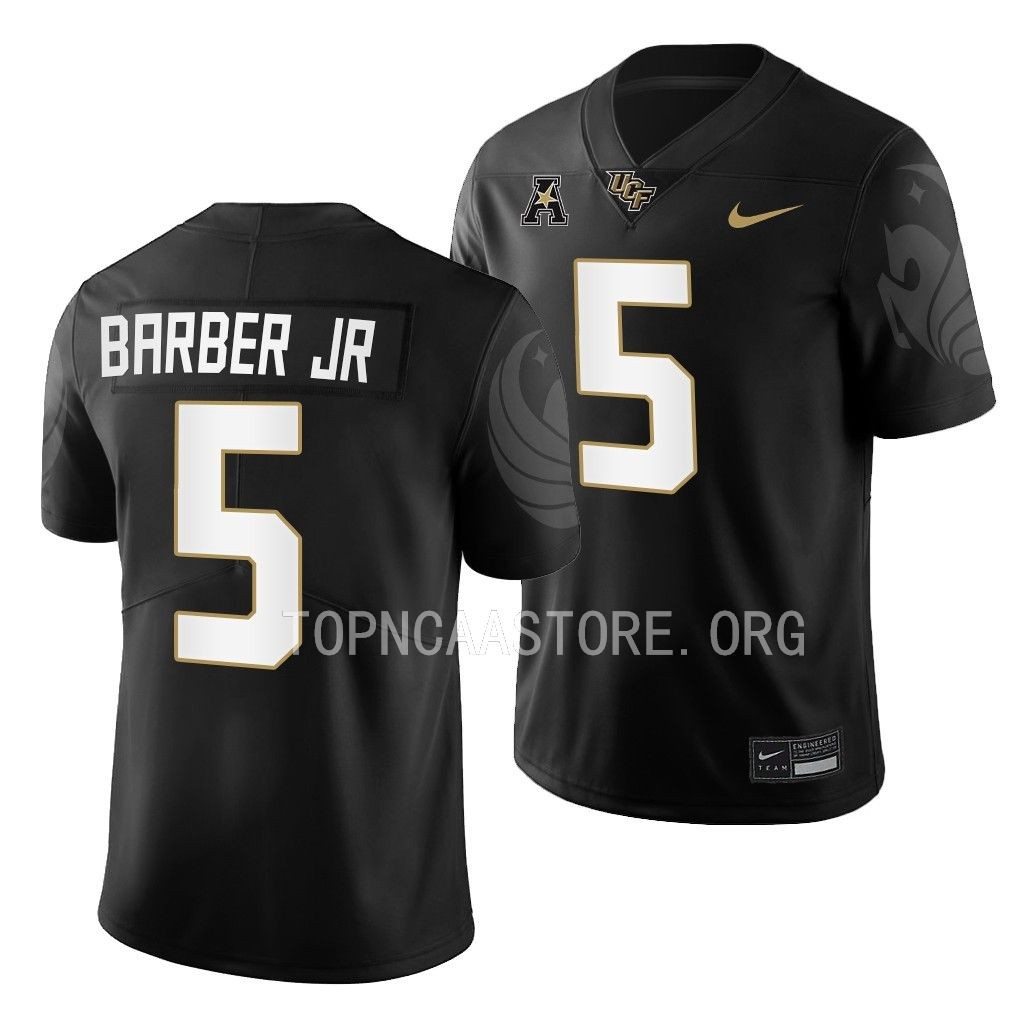Ricky Barber UCF Knights #5 Black Jersey College Game Uniform ZRW4YGXV