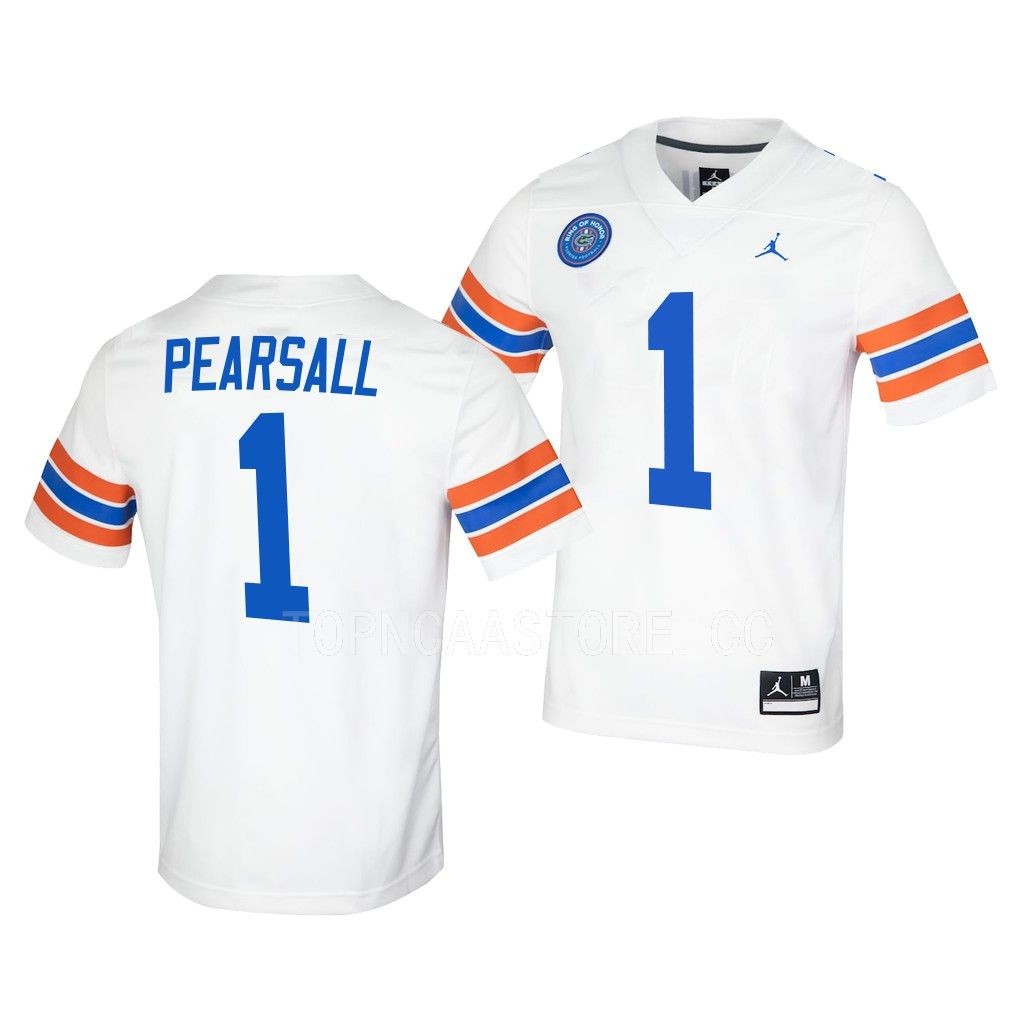 Ricky Pearsall Florida Gators Ring Of Honor Untouchable Jersey White #1 Uniform W1CI5GXV